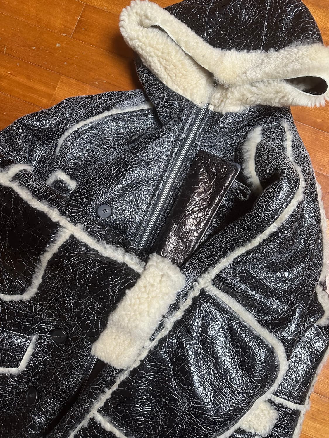 레씨토 무스탕 퍼 자켓 상품이미지4