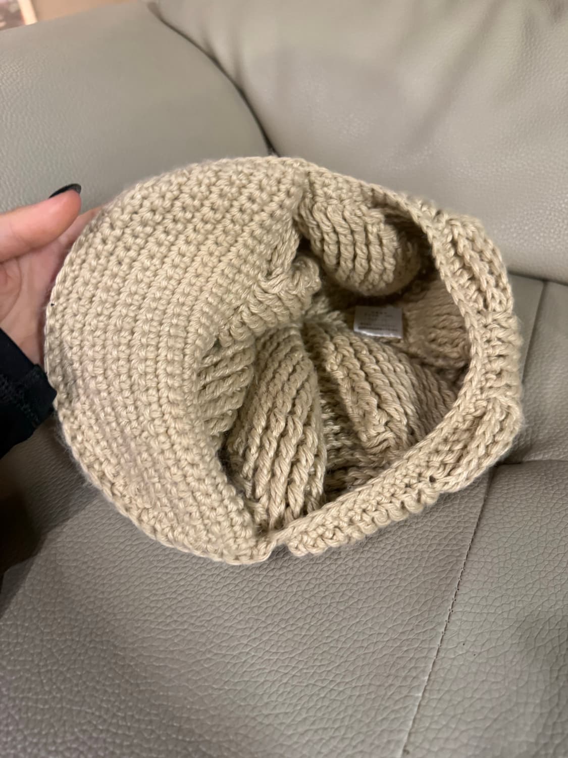 Cable knit newsboy cap 상품이미지4