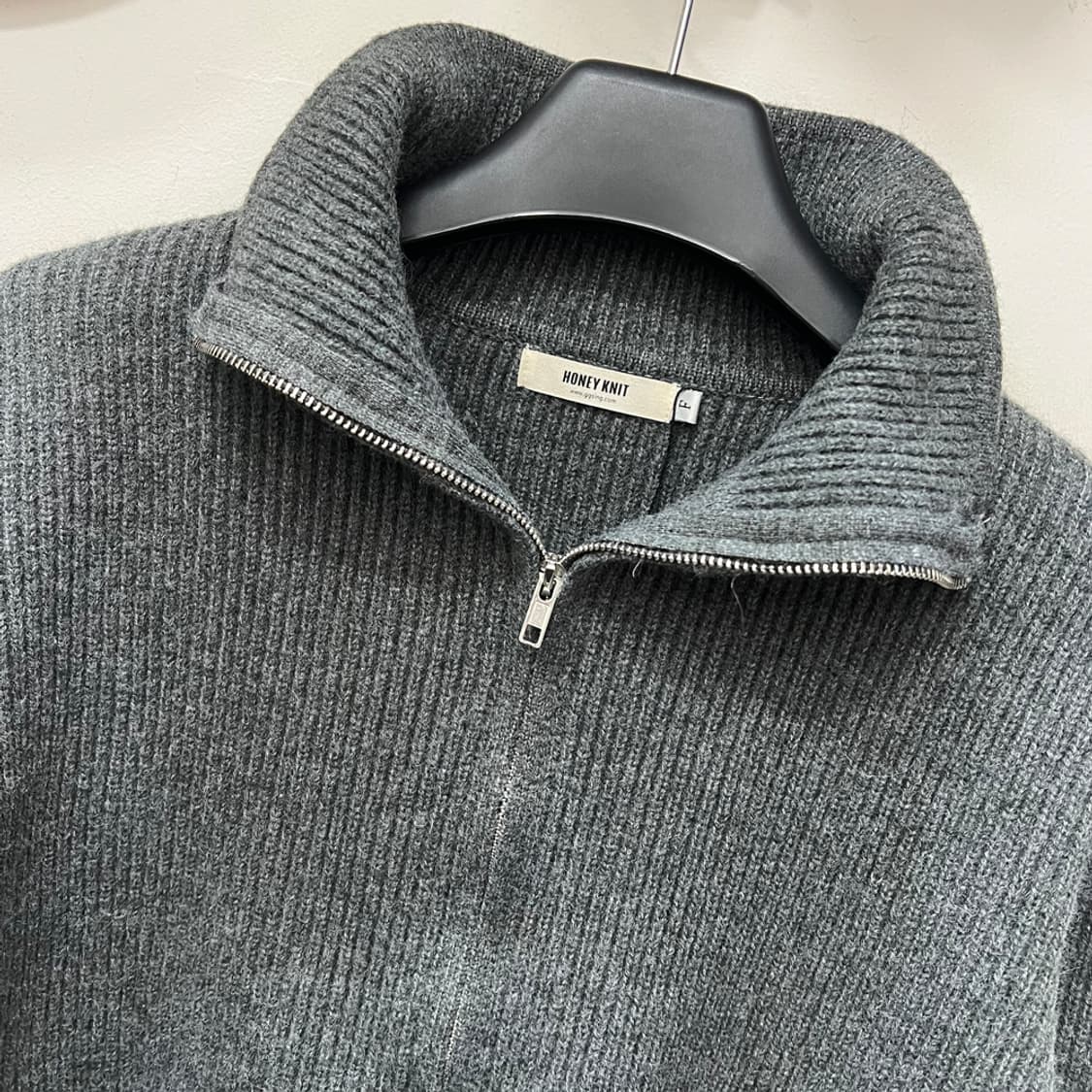 VTG 고고싱 투웨이 헤비 니트 집업 FREE 상품이미지3