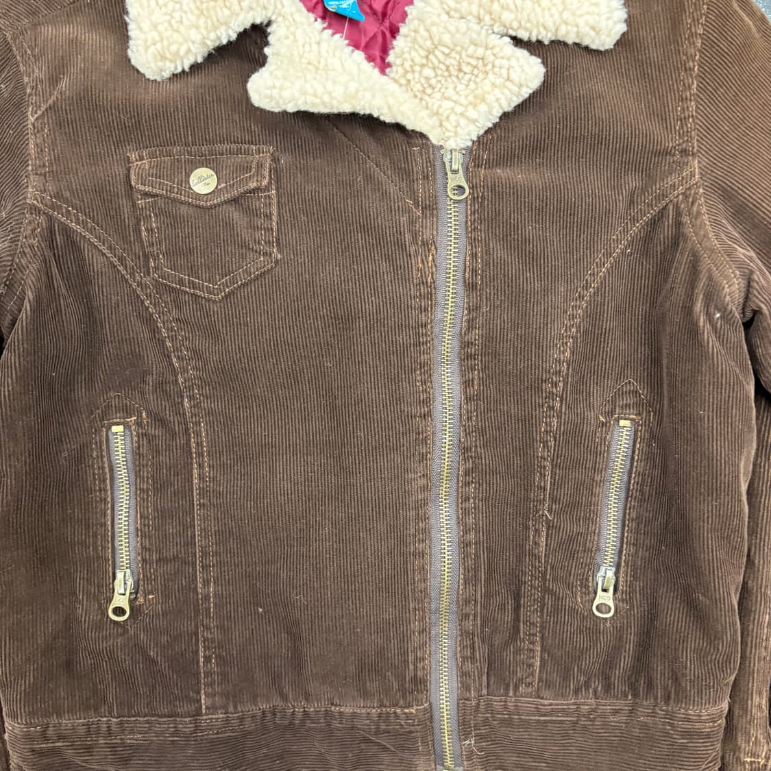 (44)홀리스터코듀로이크롭자켓 상품이미지3