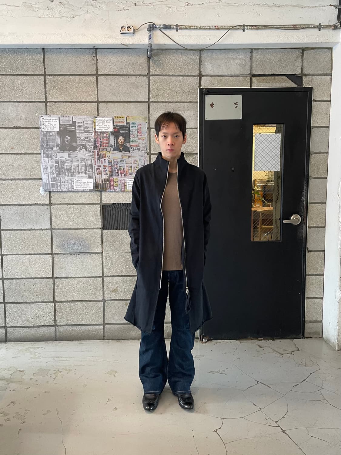 톰크롬 헤비 스웨트 롱 자켓 상품이미지2