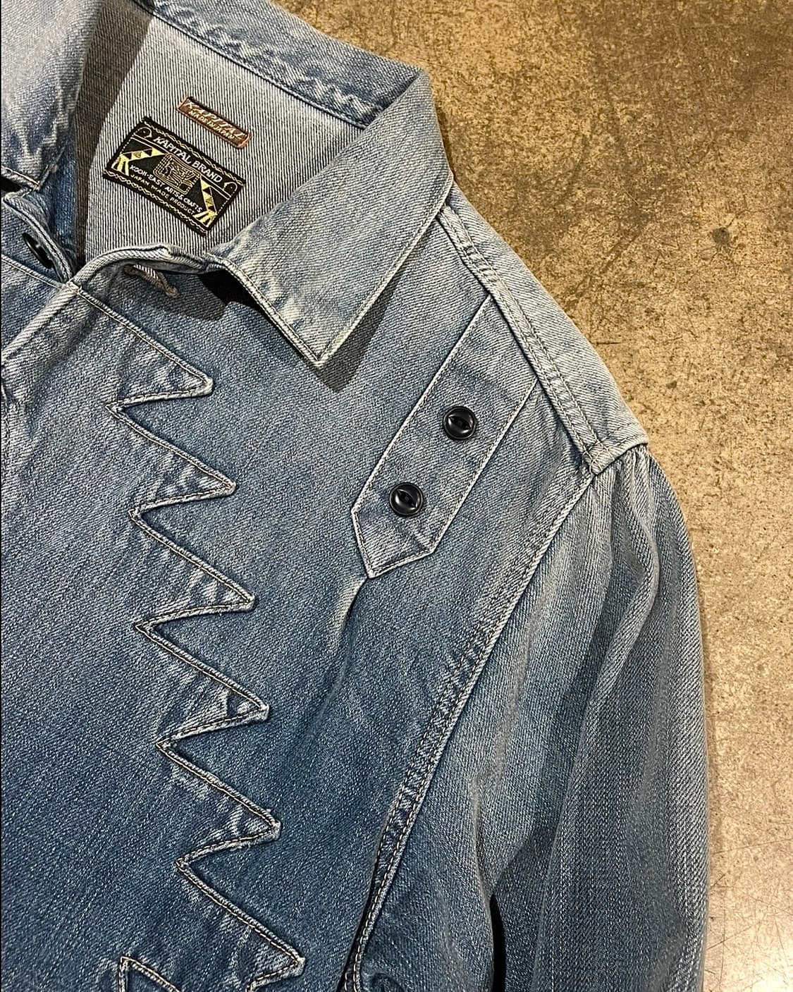 Kapital 12oz 데님 산토도밍고 썬더버트 재킷 (B5164) 상품이미지3