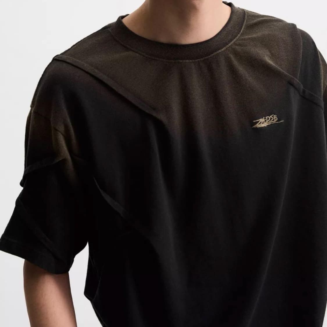 자라 앤더슨벨 초회판 워시드 플리티드 티셔츠 L 상품이미지4