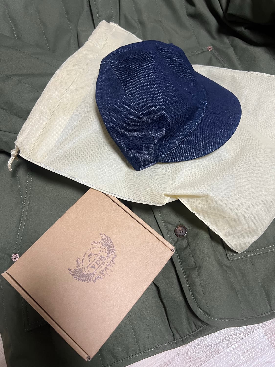 비디알 PADDED CHORE JACKET [Military Camp] 상품이미지2