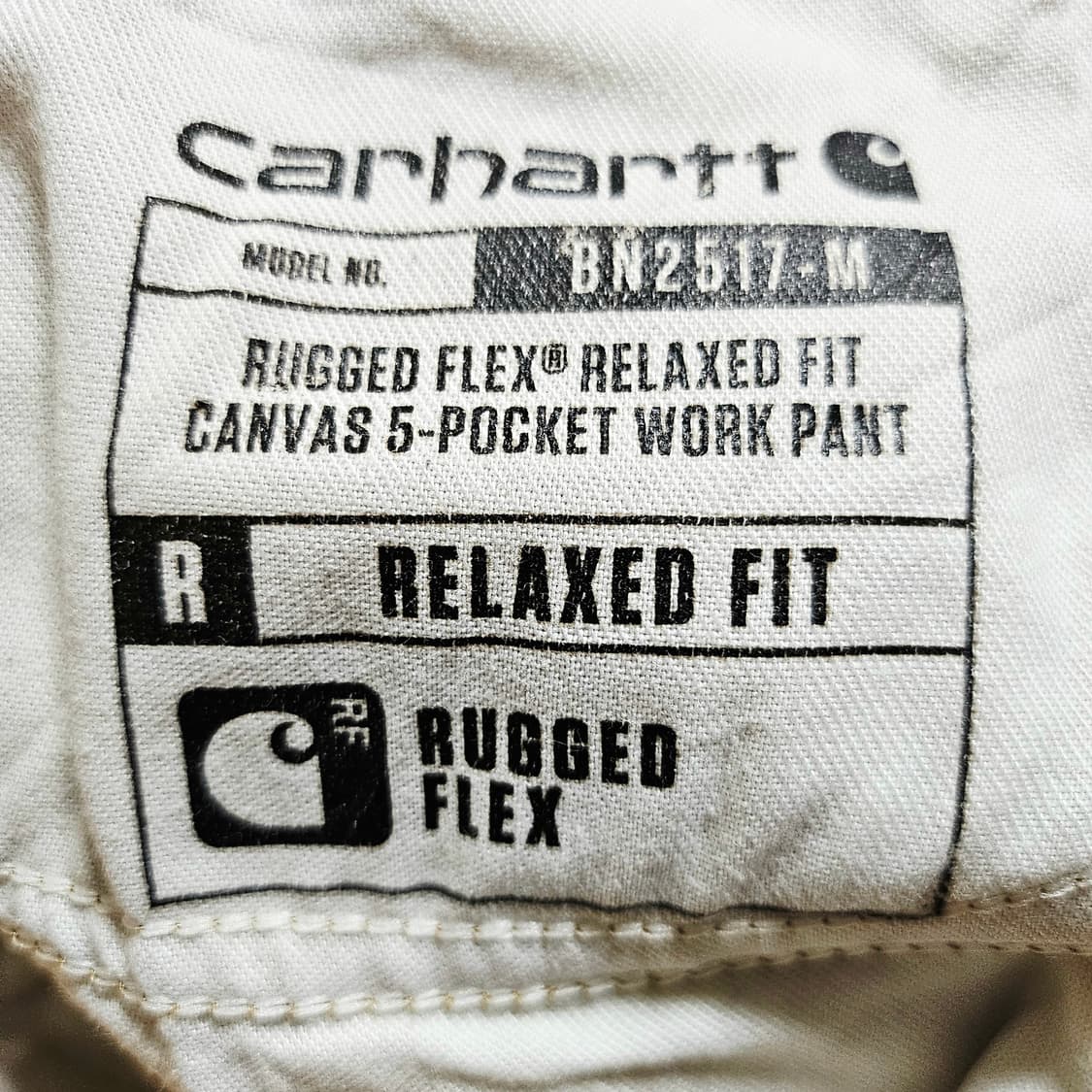 [32][칼하트] 러기드 플렉스® 릭비 캔버스 5포켓 워크팬츠 상품이미지7
