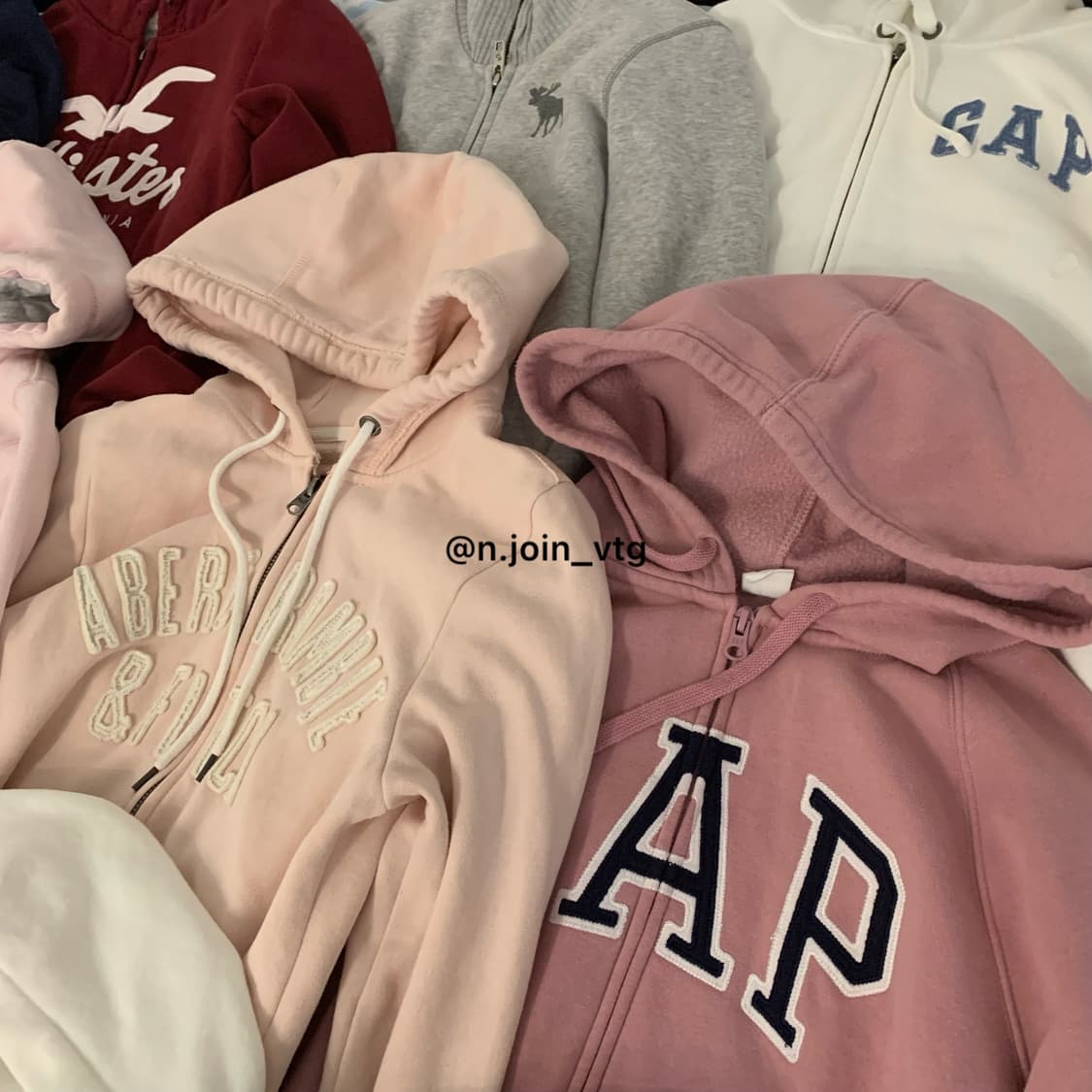 업로드 예정) 아베크롬비 후드집업 갭 후드집업 홀리스터 상품이미지3