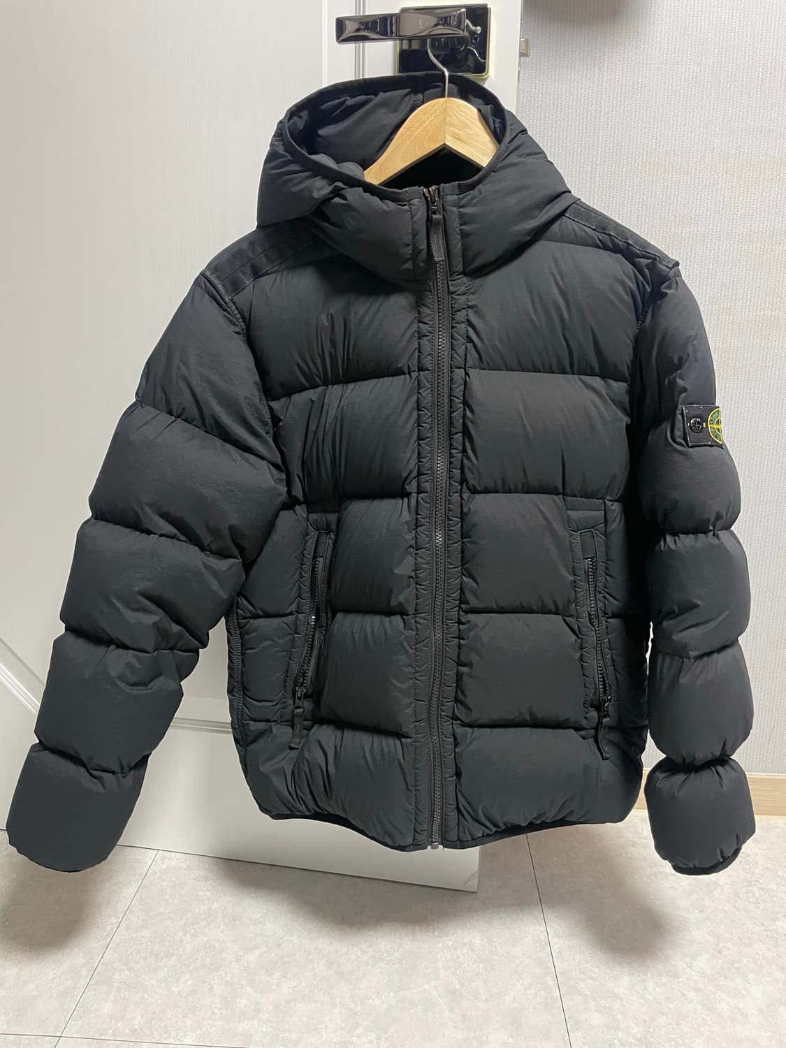 스톤 아일랜드 크링클랩스 다운 자켓 블랙 키즈 12 상품이미지2