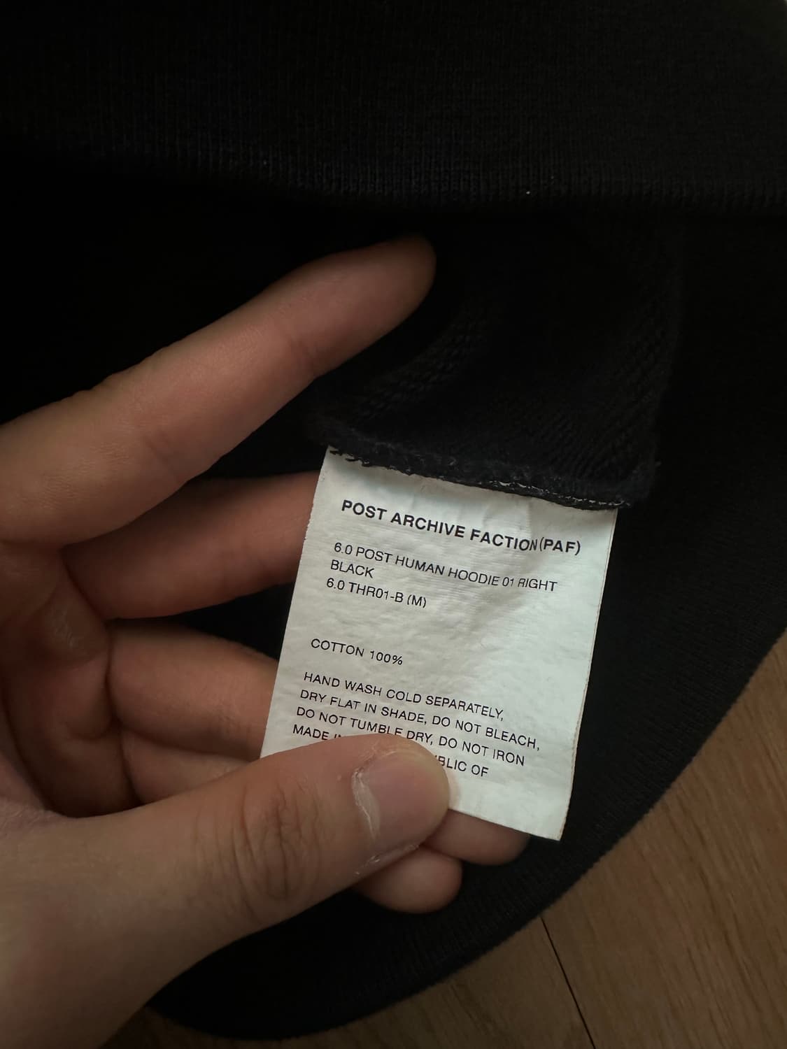 [M] 파프  후드6.0 POST HUMAN HOODIE 01 RIGHT 상품이미지3