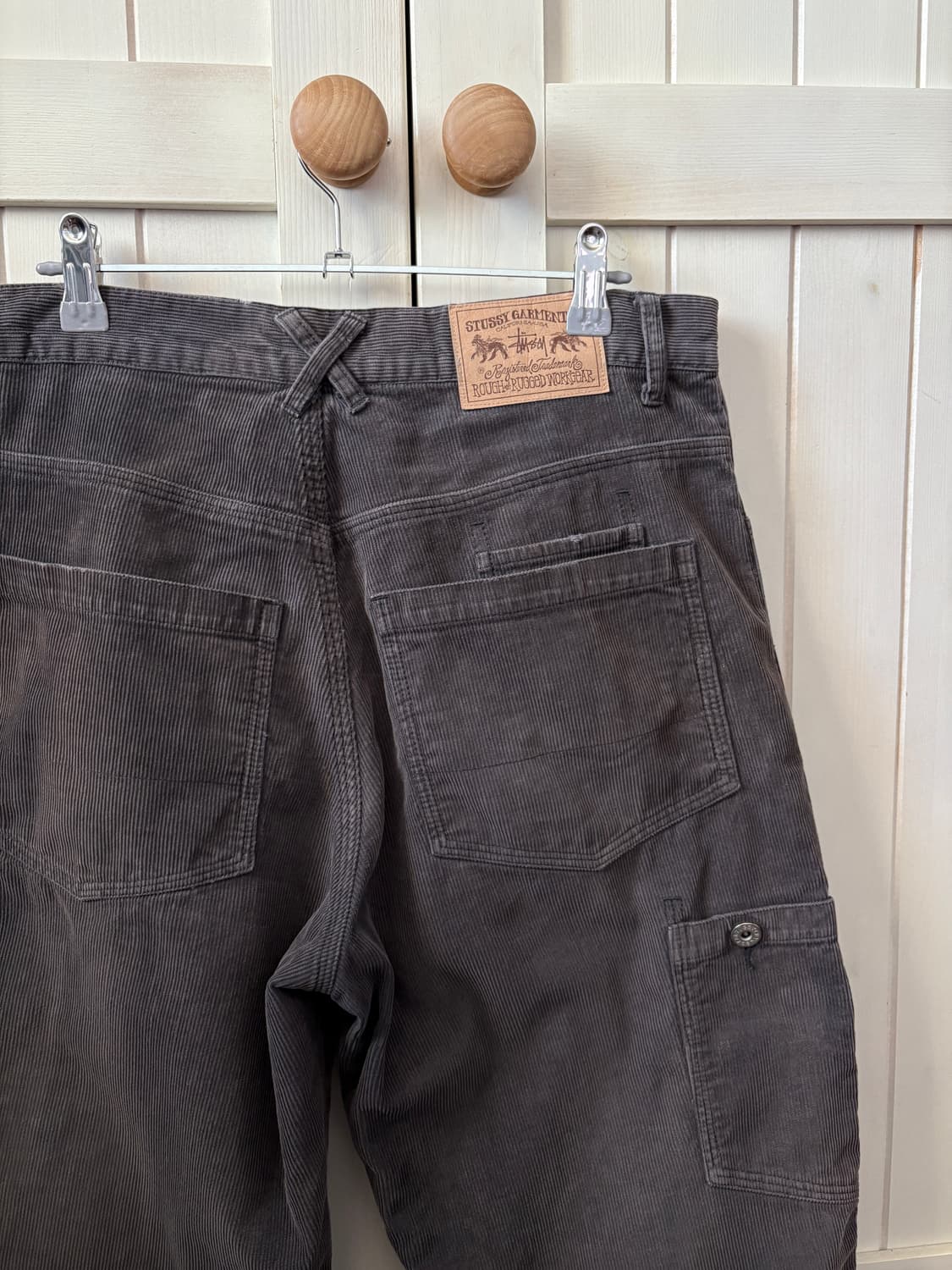올드 스투시 팬츠 카펜터 그레이 코듀로이 32 사이즈 상품이미지1