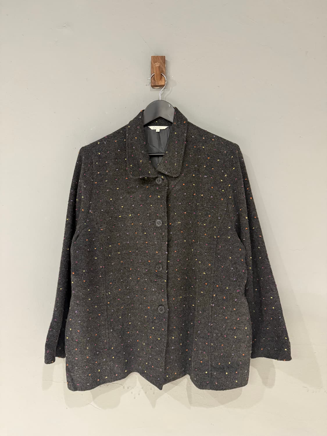 color dot pattern short coat  상품이미지5