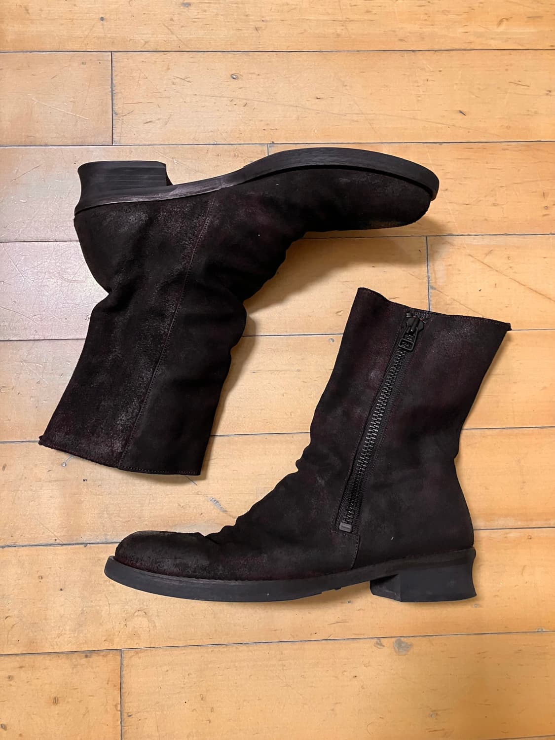 Alfredo bannister 90s 롱 드레이프 오일워시드 부츠 42 상품이미지2