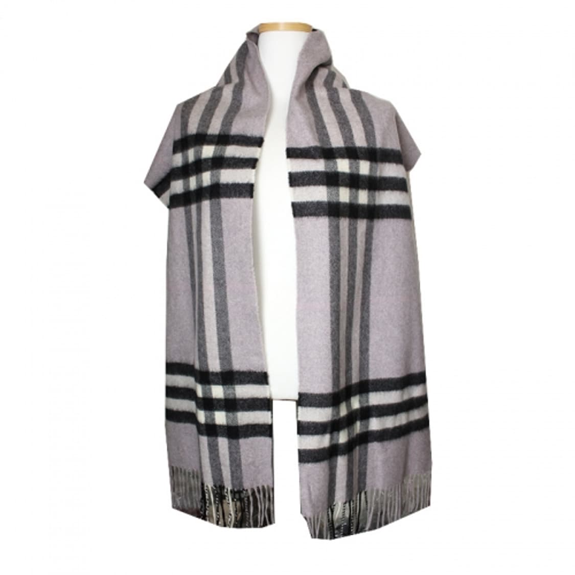 버버리 멜란지라벤더 캐시미어 머플러 상품이미지1