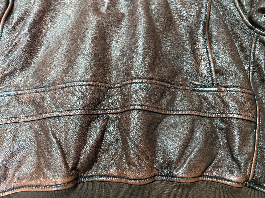 밀리터리가죽자켓 xxL 상품이미지9