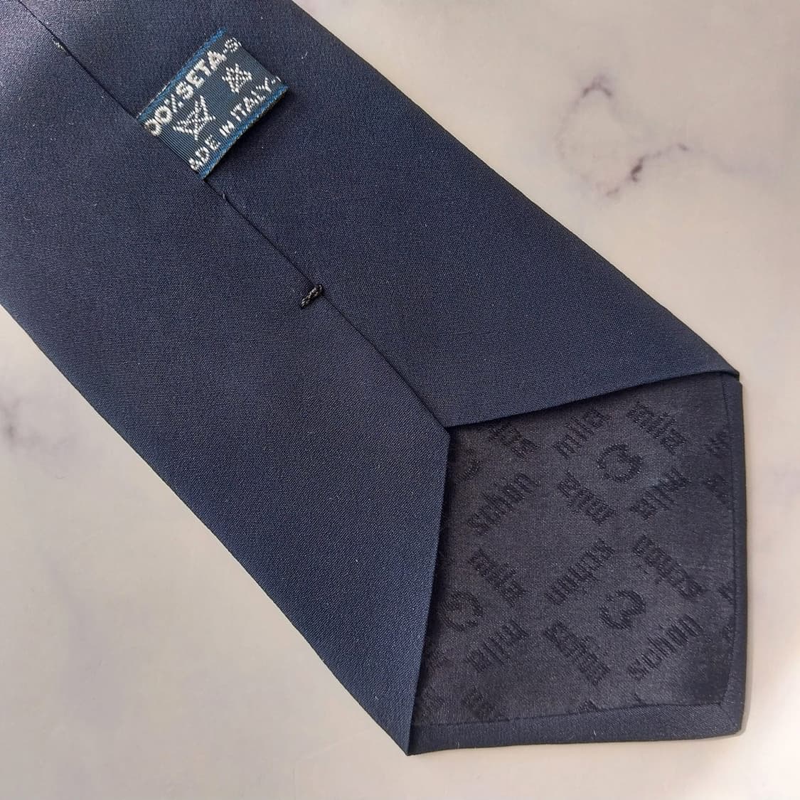 밀라숀 블루 컬러 실크 넥타이 A+등급 K2184 상품이미지7