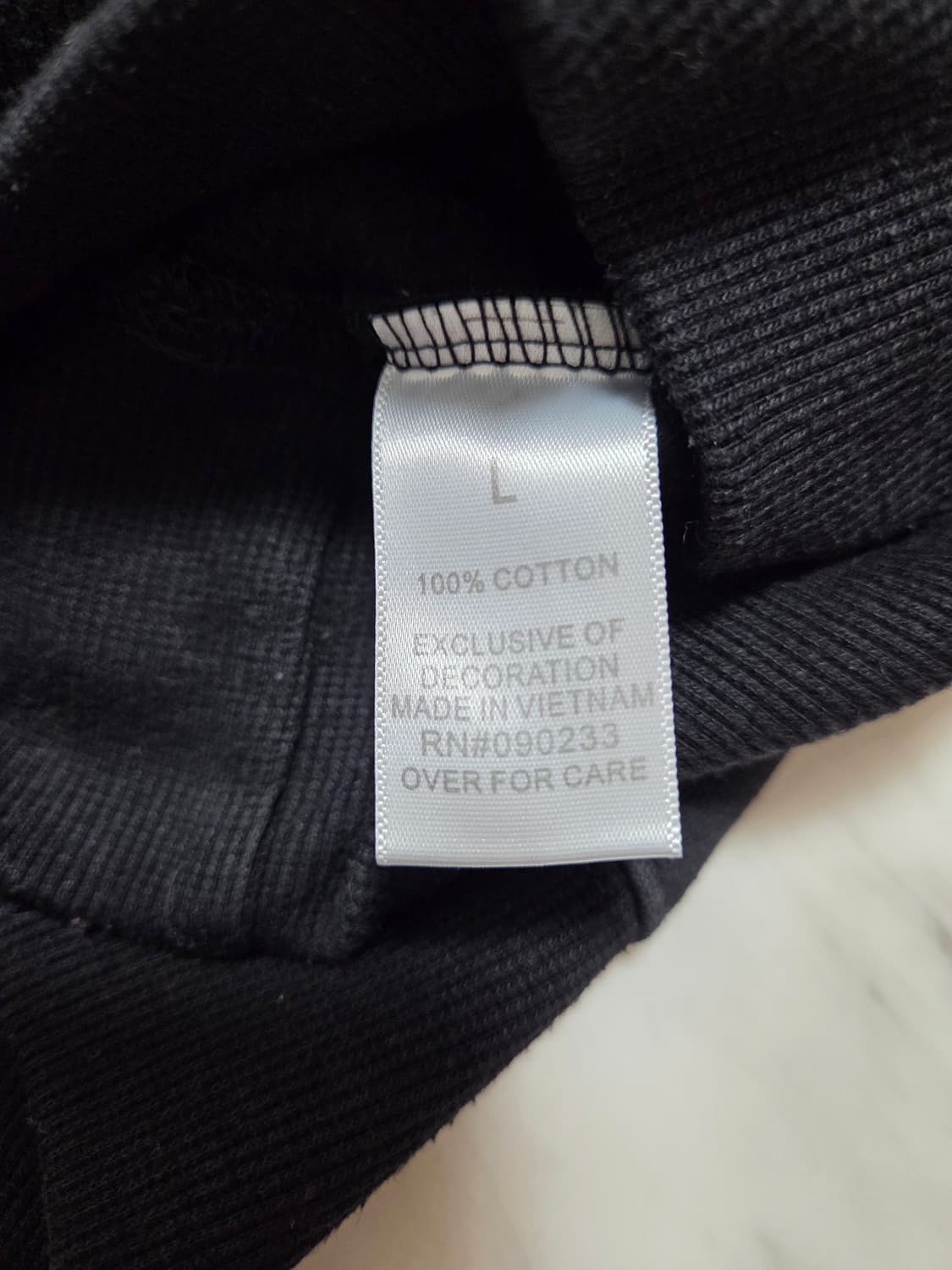 피오갓에센셜 블랙 후드티 상품이미지7