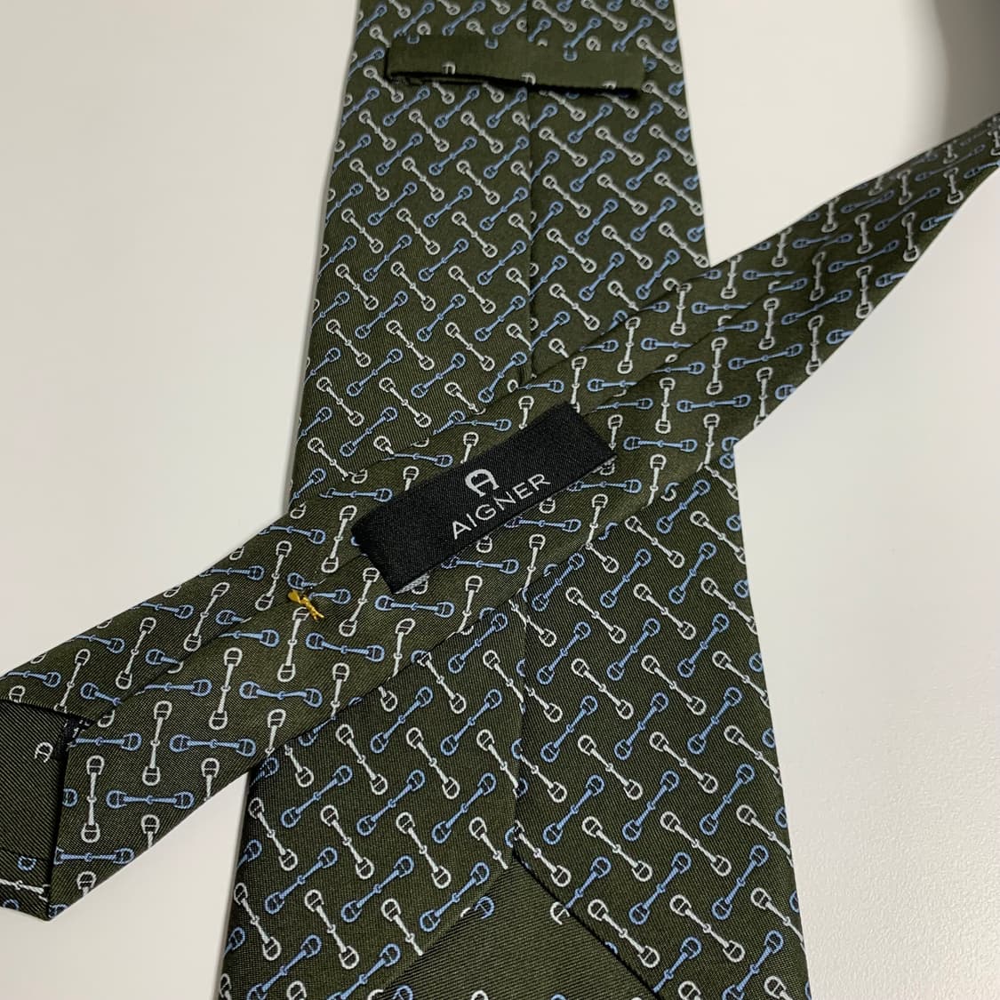 아이그너(AIGNER) 새상품급 명품넥타이 100실크 클래식정장  코디 상품이미지8