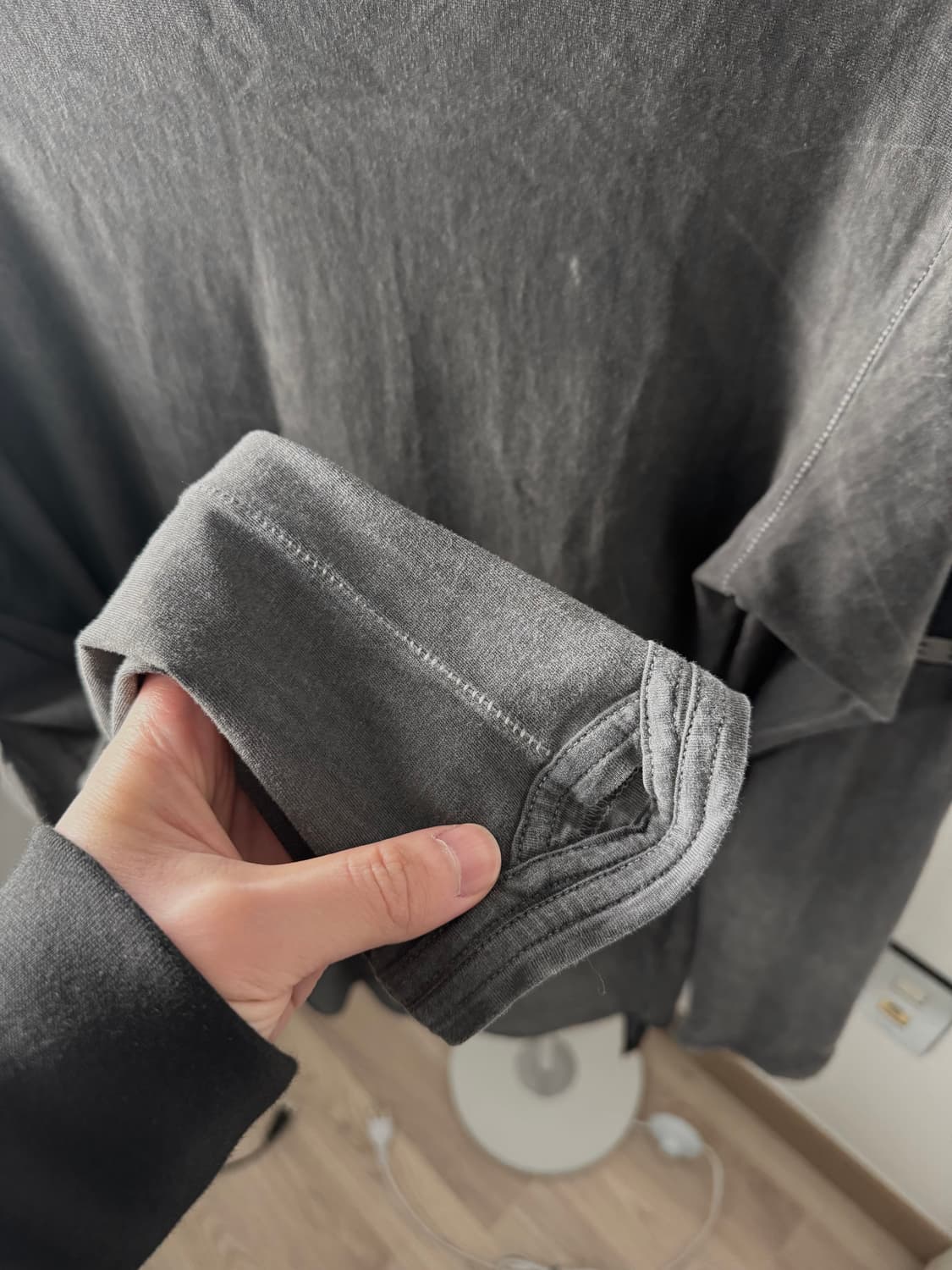 Isaac Sellam 레더 트리밍 슬리브 s 상품이미지3