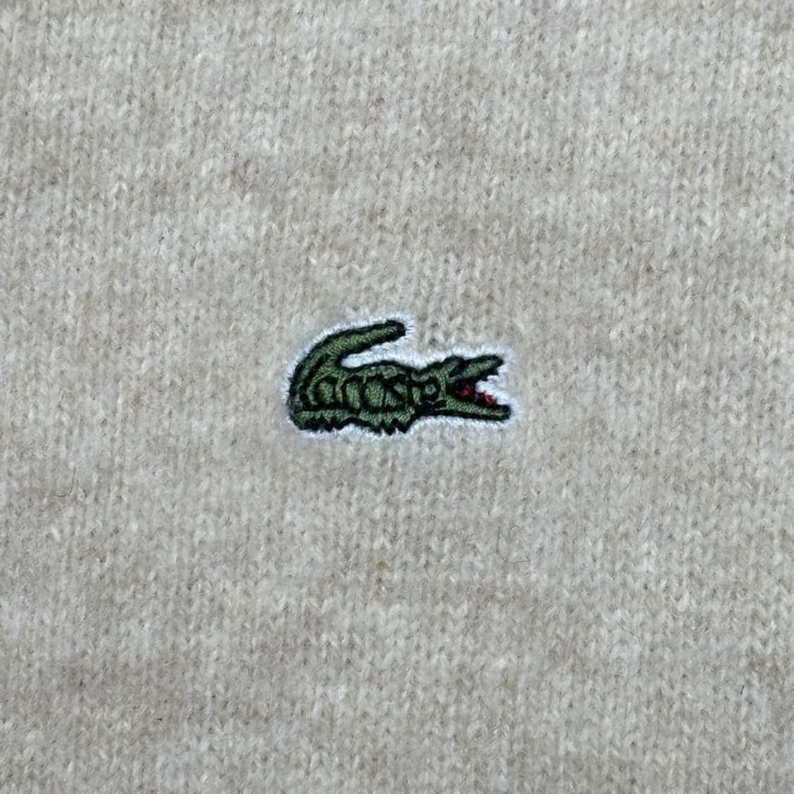 LACOSTE 라운드넥 가디건 베이지 95 상품이미지2