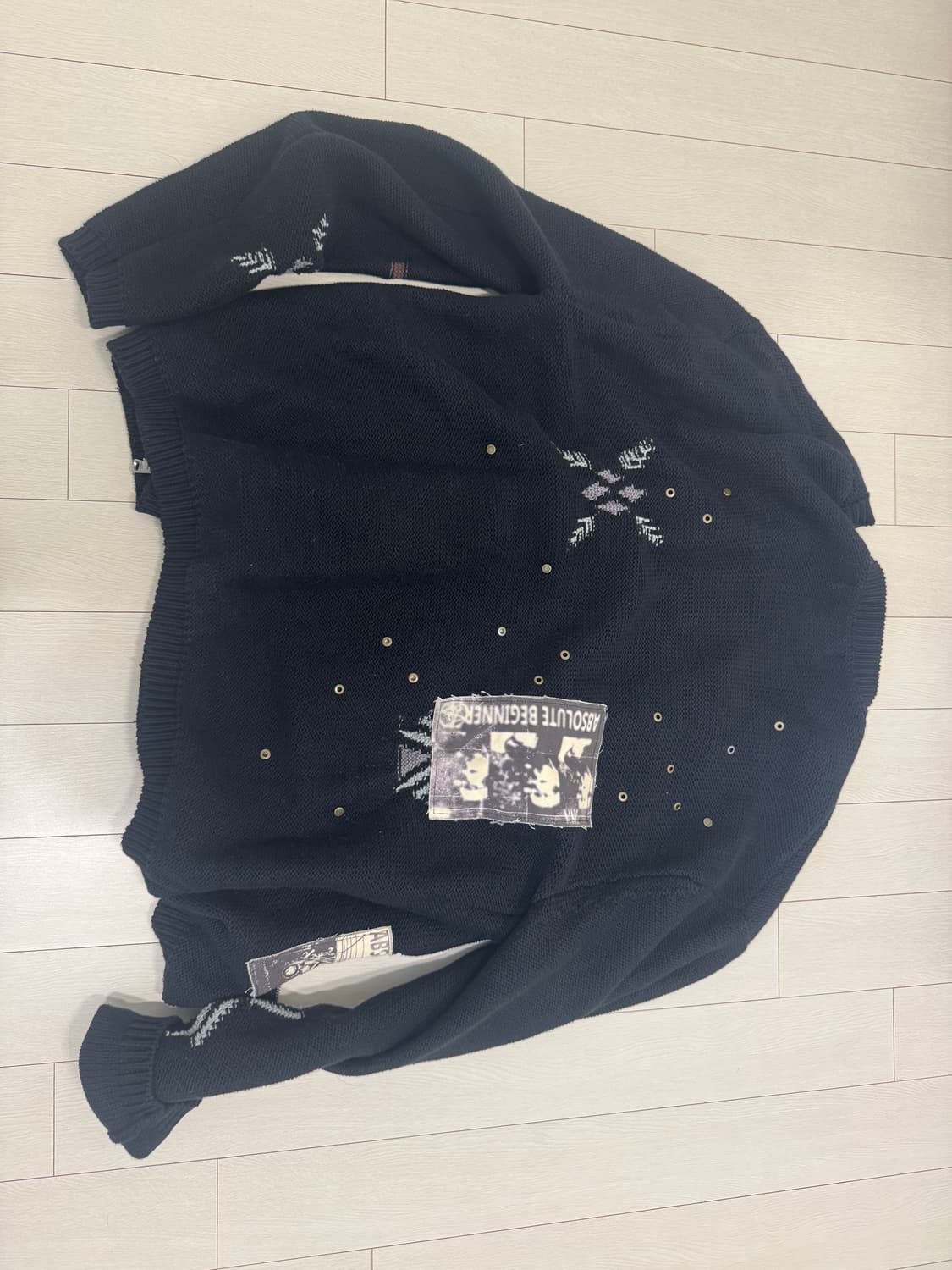 앤더슨벨 자라 패치 가디건 xl 상품이미지2