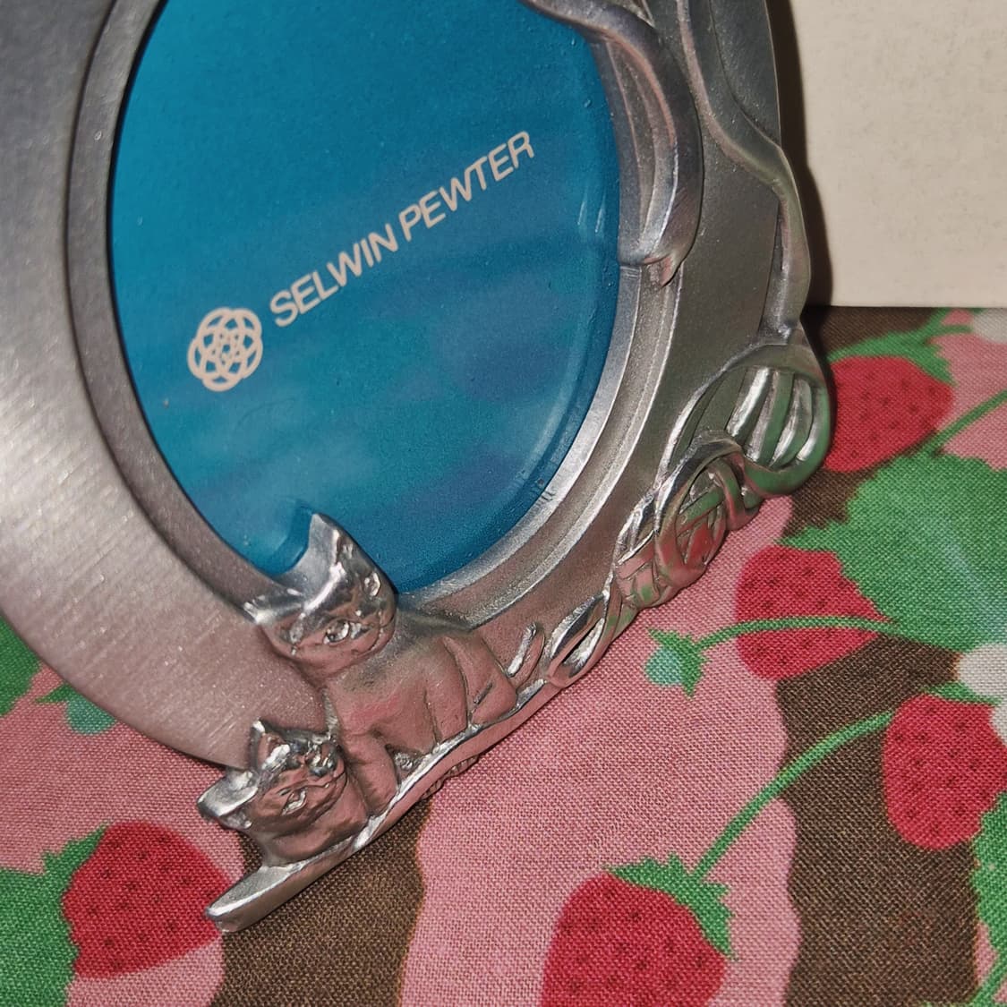 90s 레트로 퓨터 주석 털실 고양이 액자 상품이미지8