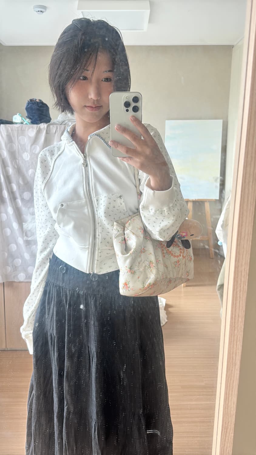 뚜오미오 플라워 후드집업 상품이미지3