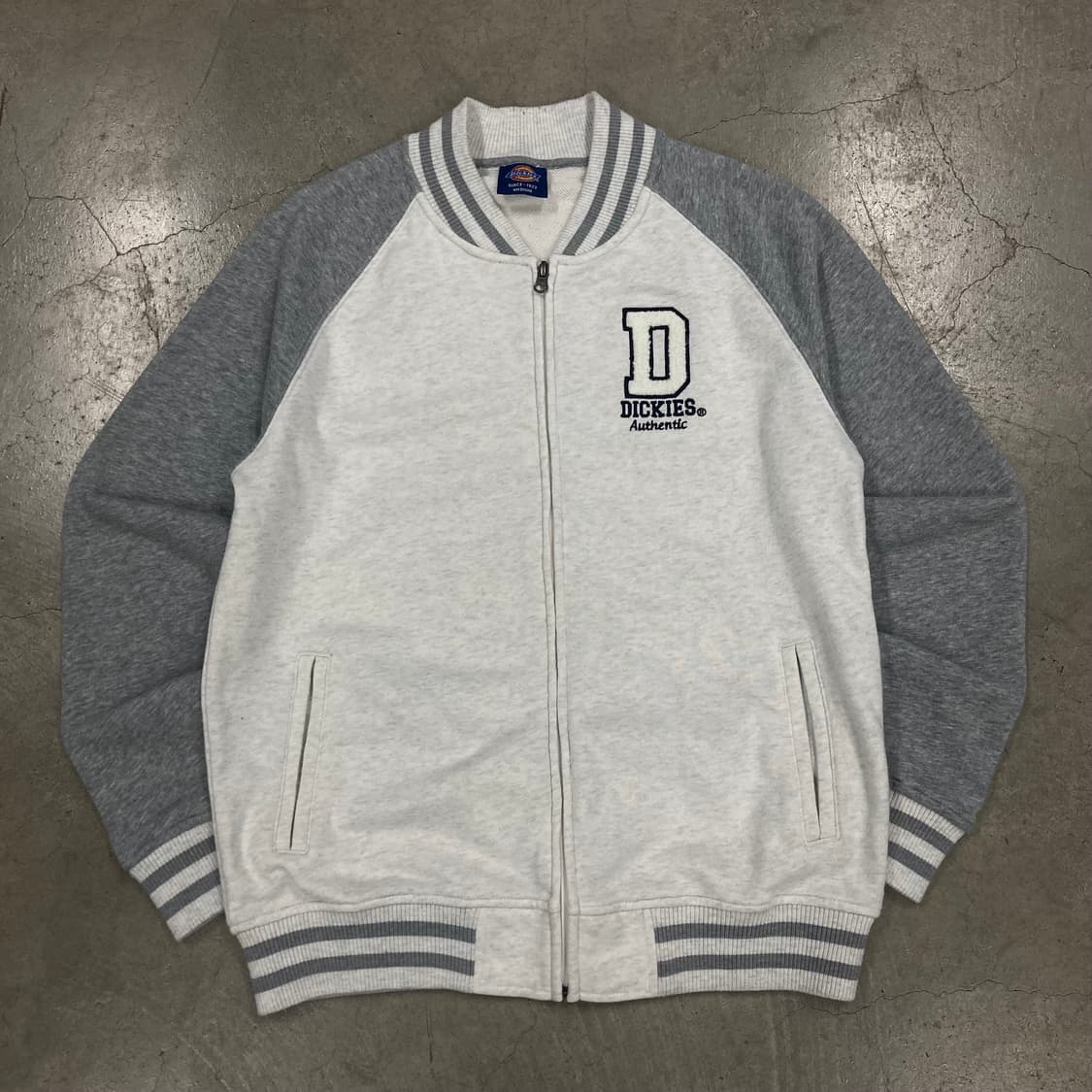 디키즈 믹스 컬러 스몰 로고 코튼 집업 상품이미지1