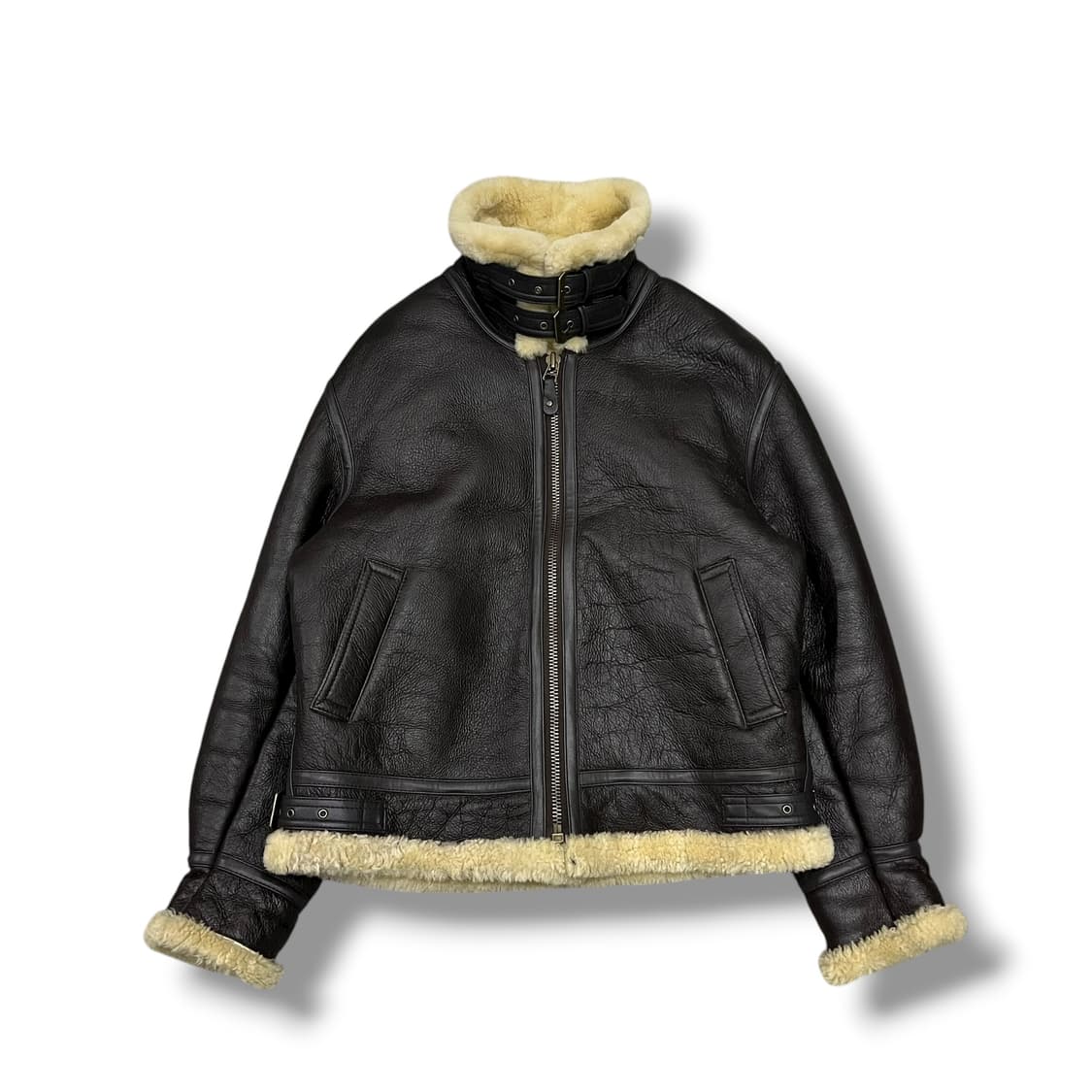 빈티지 B-3 무스탕 레더자켓 s08604 상품이미지2