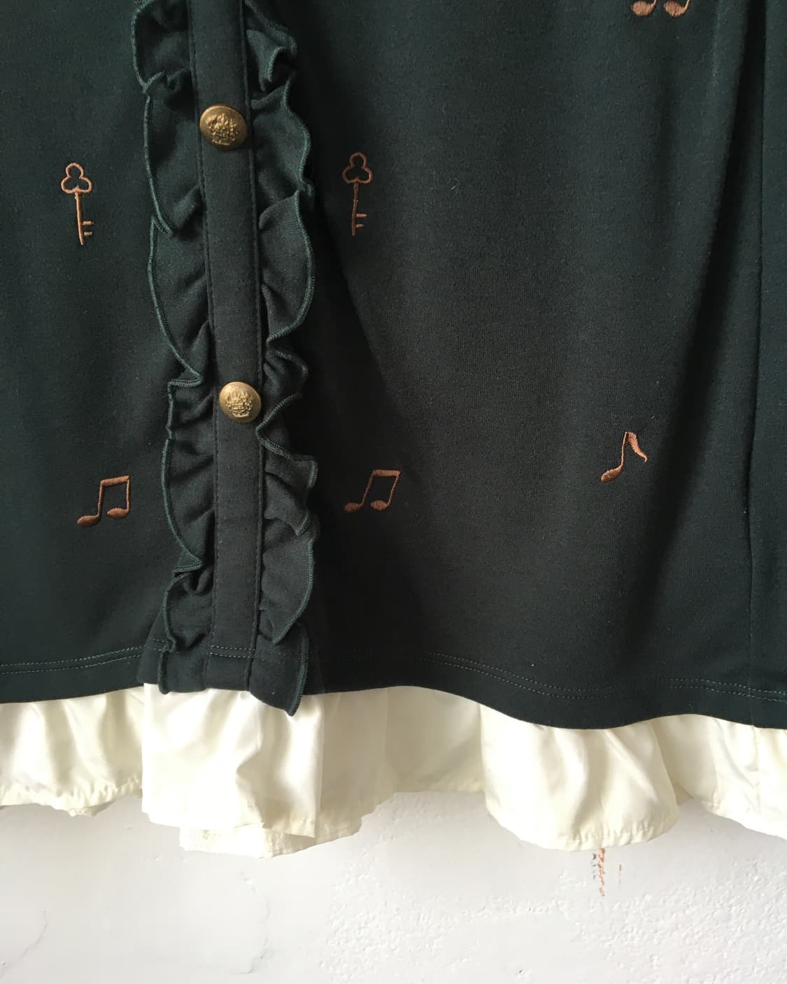 Axes femme note pattern blouse sleeve 상품이미지5