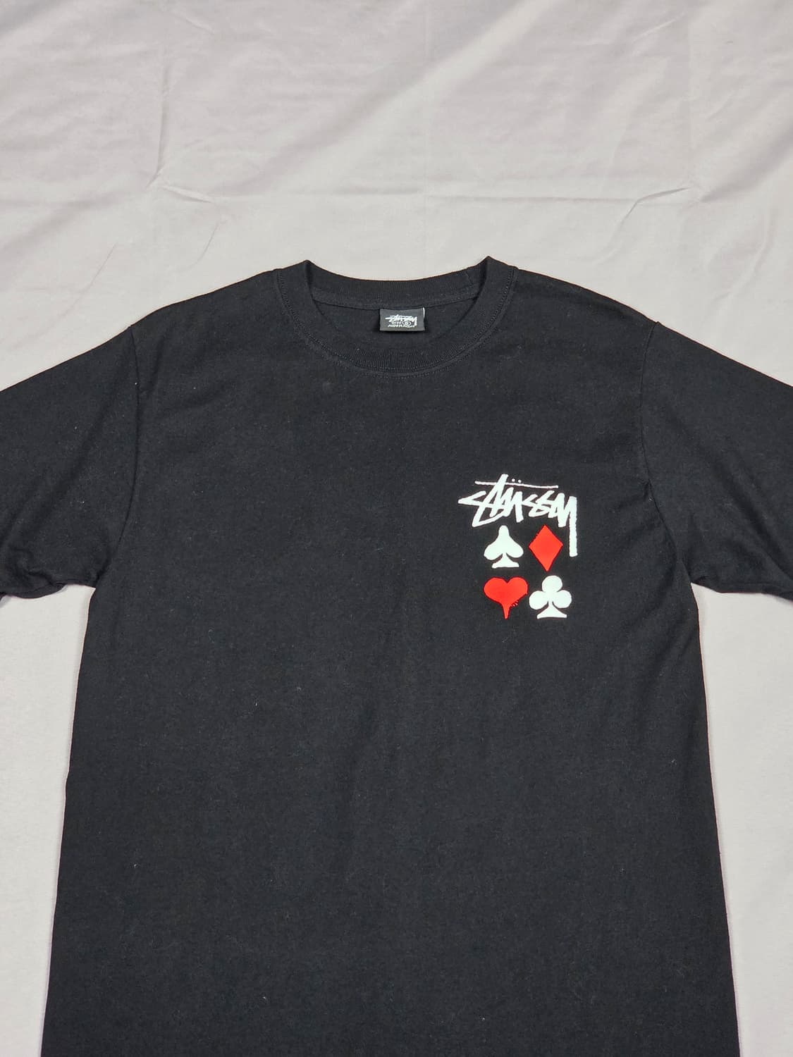 (새상품) [스투시] 트럼프 카드 수트 로고 반팔 티셔츠 | S00079 상품이미지2