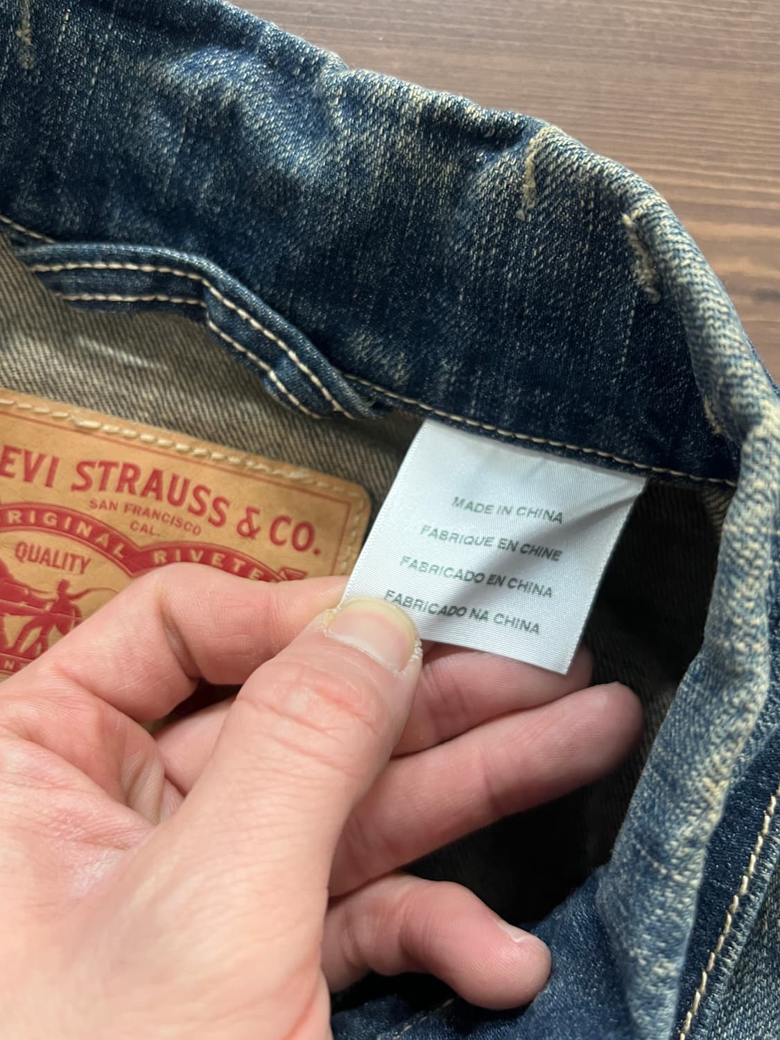 Levis 리바이스 워싱 트러커 데님 자켓 상품이미지7