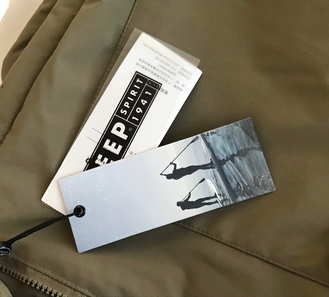 Jeep 카키 후드 패딩 점퍼 상품이미지4