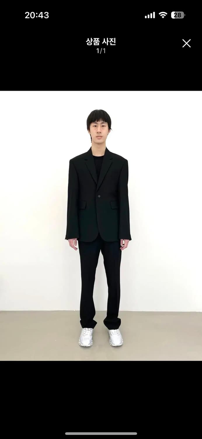 구민성 1버튼 블레이저 상품이미지1