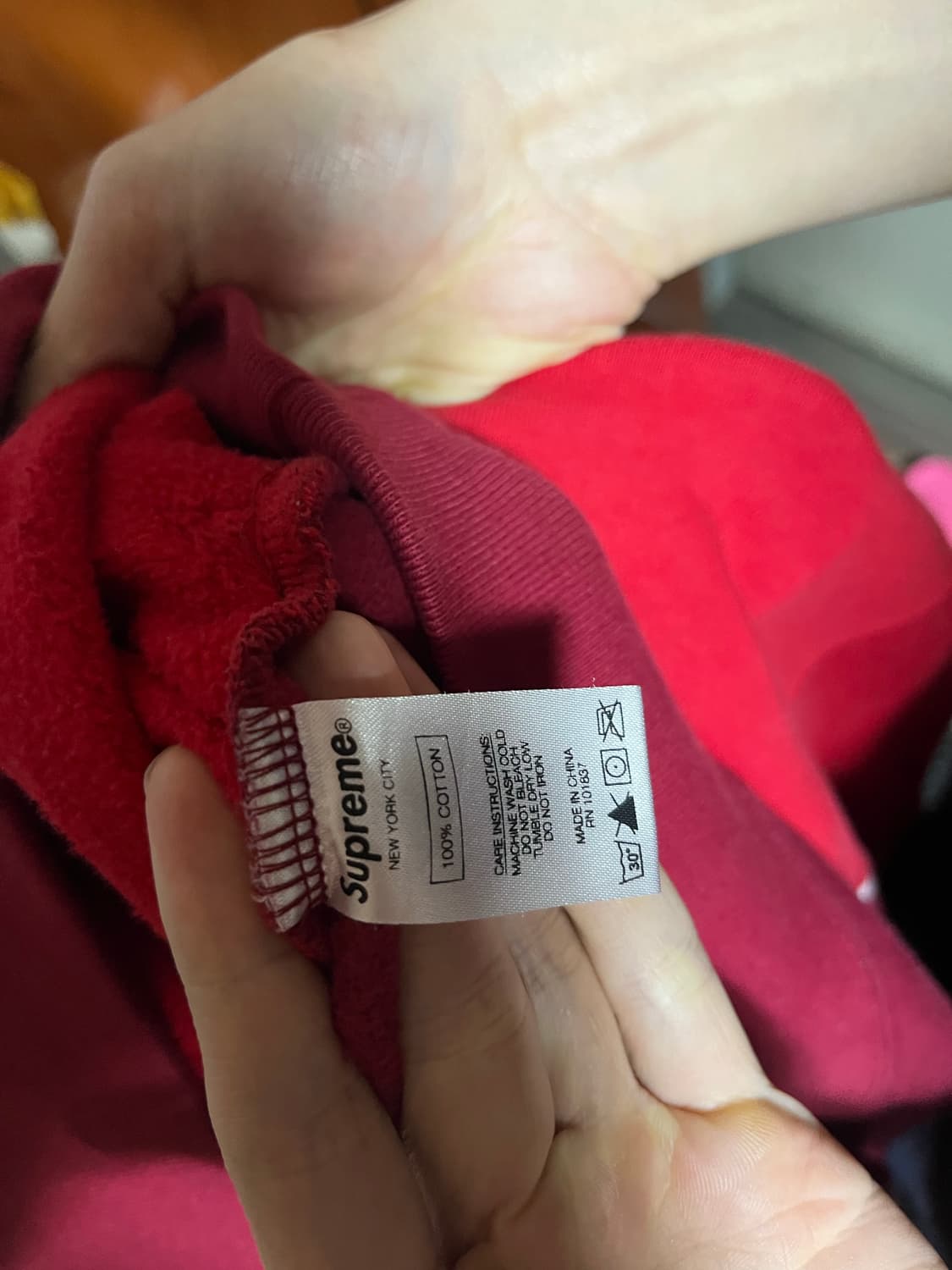 18fw슈프림 반집업 맨투맨 상품이미지4