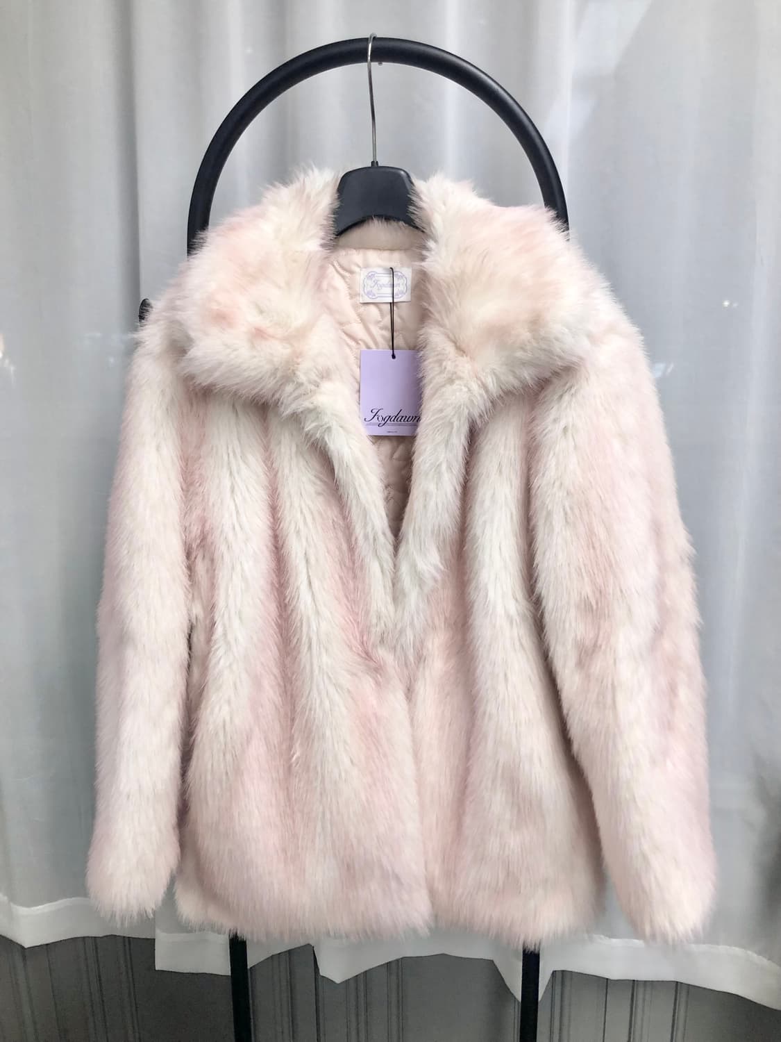 [새상품] 포그던 헤이즈 퍼자켓 핑크 상품이미지1