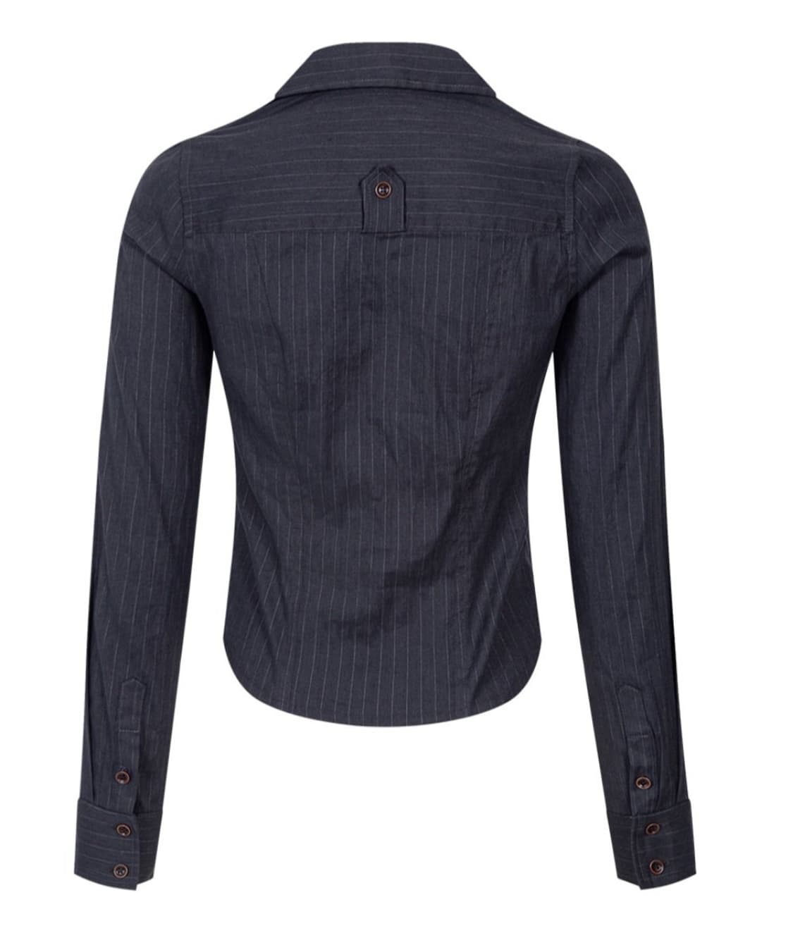 플리즈노팔로우 Kayla Shirring Shirt Top Indigo  상품이미지4