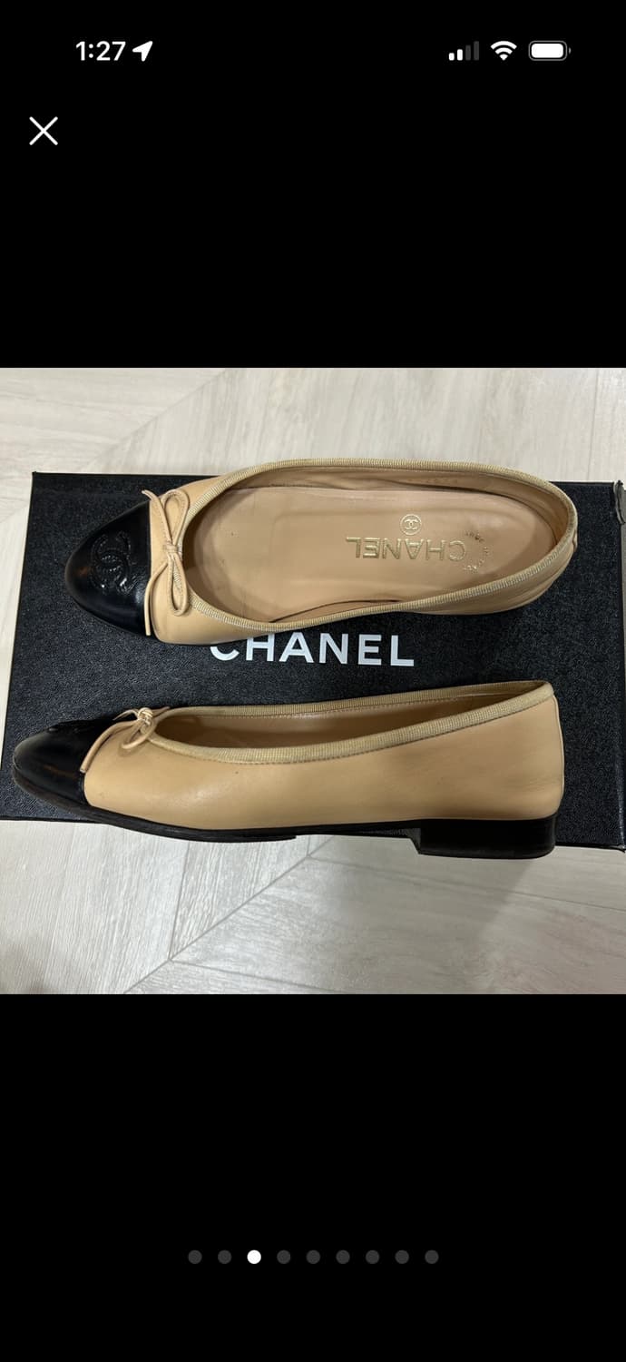 샤넬 발레리나 검베 플랫슈즈 34.5(225) 상품이미지3