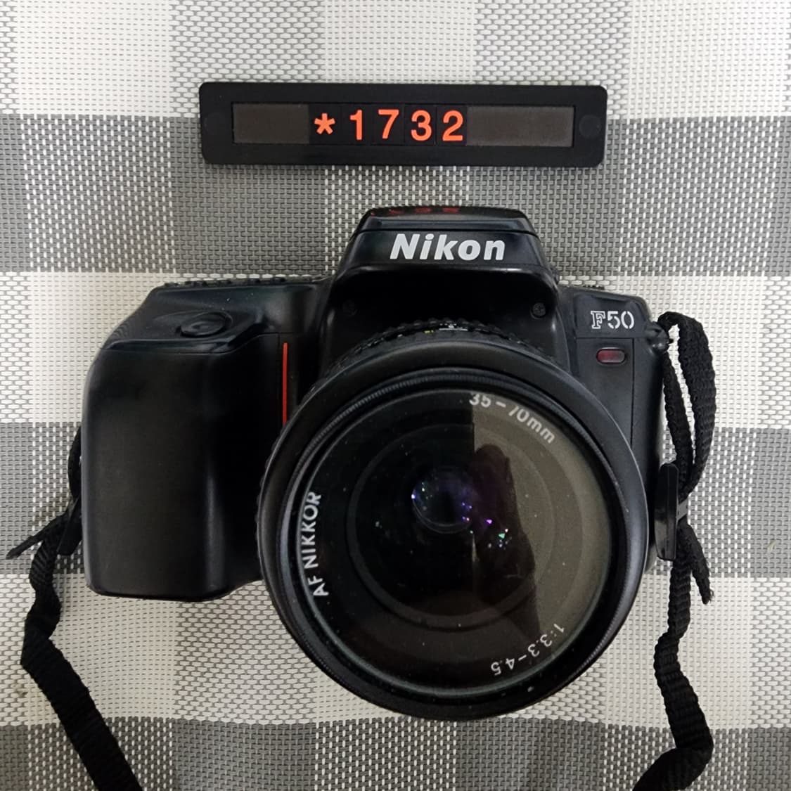 니콘 F 50 필름카메라 35-70미리 줌렌즈 상품이미지1