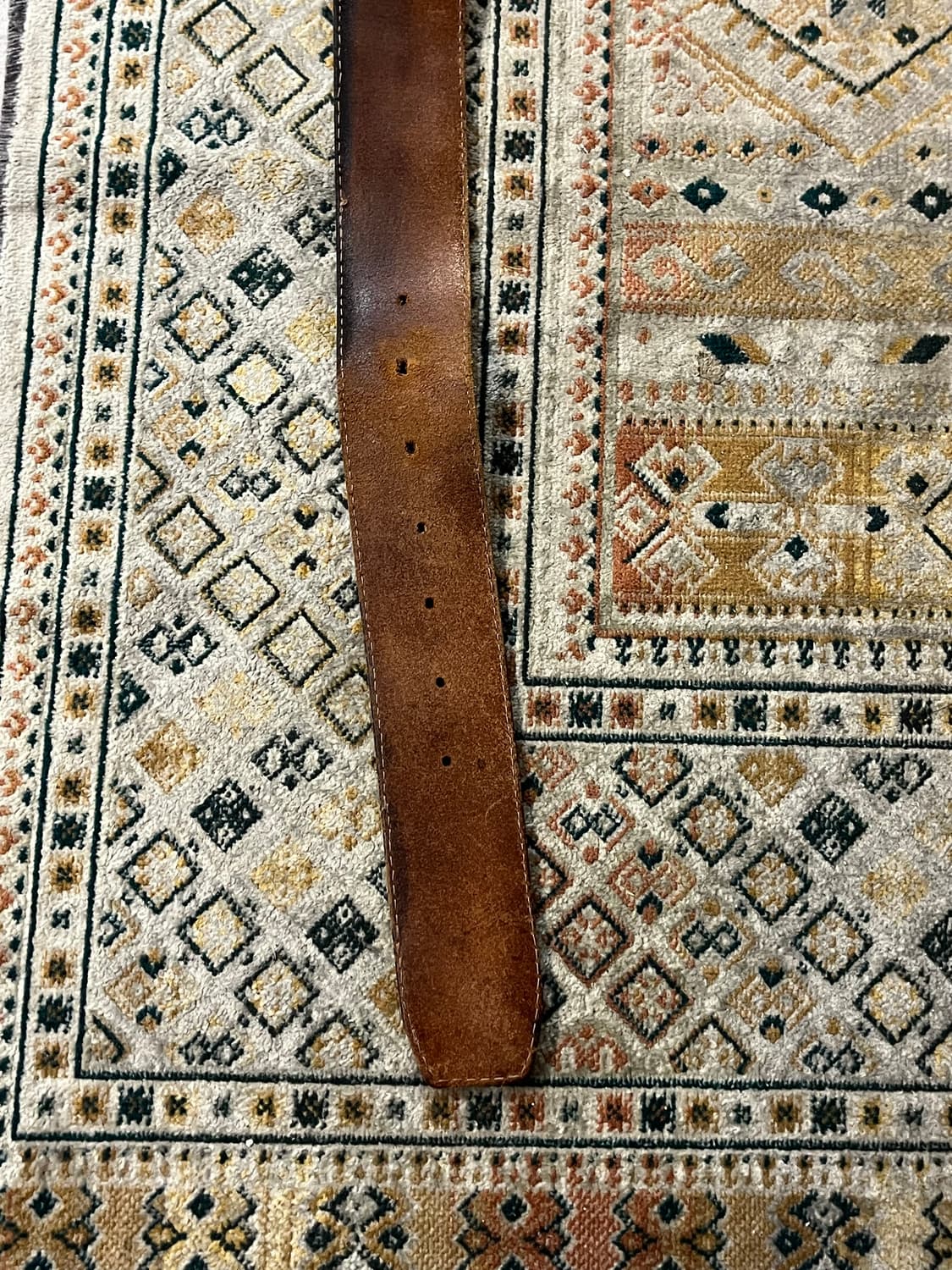 빈티지 가죽 벨트 브라운 #csz1961 상품이미지8