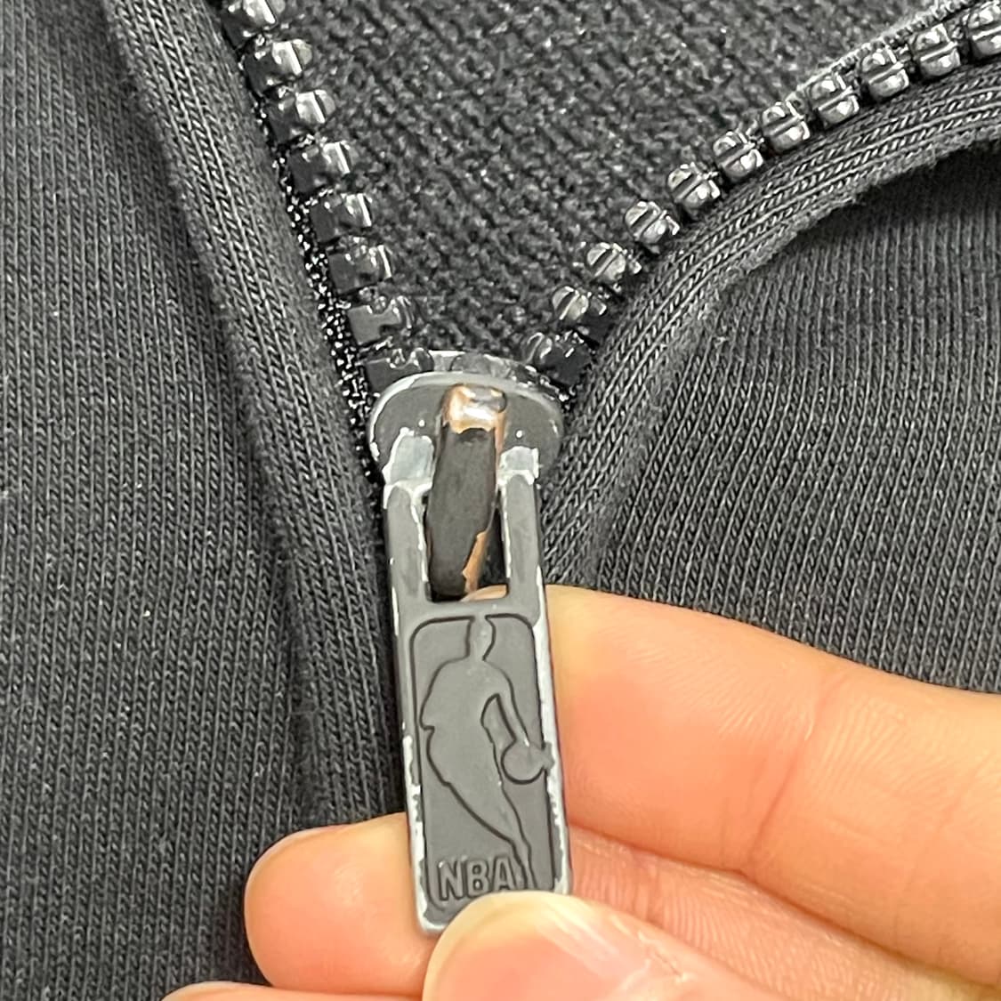 NBA 프린팅 블랙 후드집업 남성XXL 상품이미지4