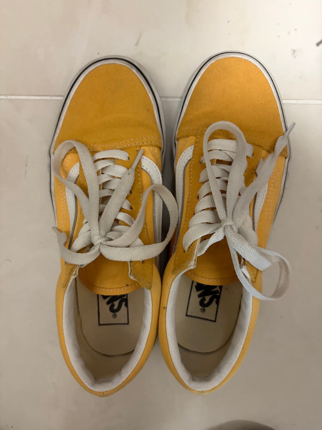 반스 올드스쿨 옐로우 스웨이드 상품이미지1