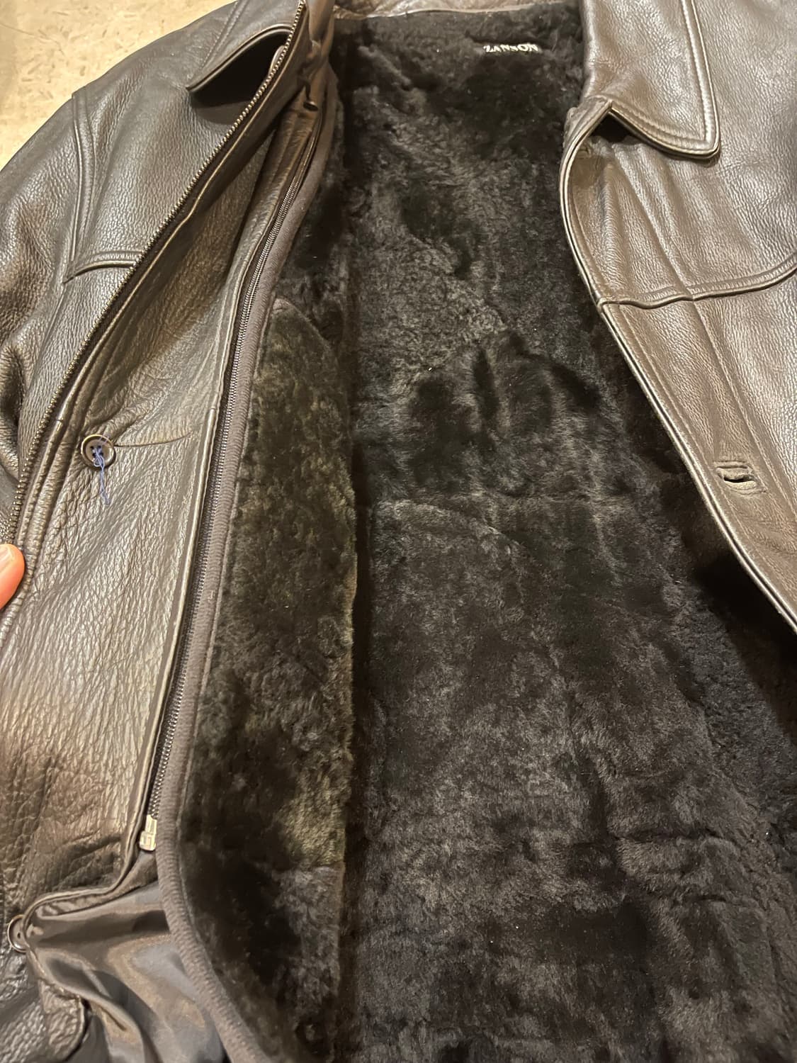 소가죽 카코트 ( 내피 탈착가능 )  상품이미지3