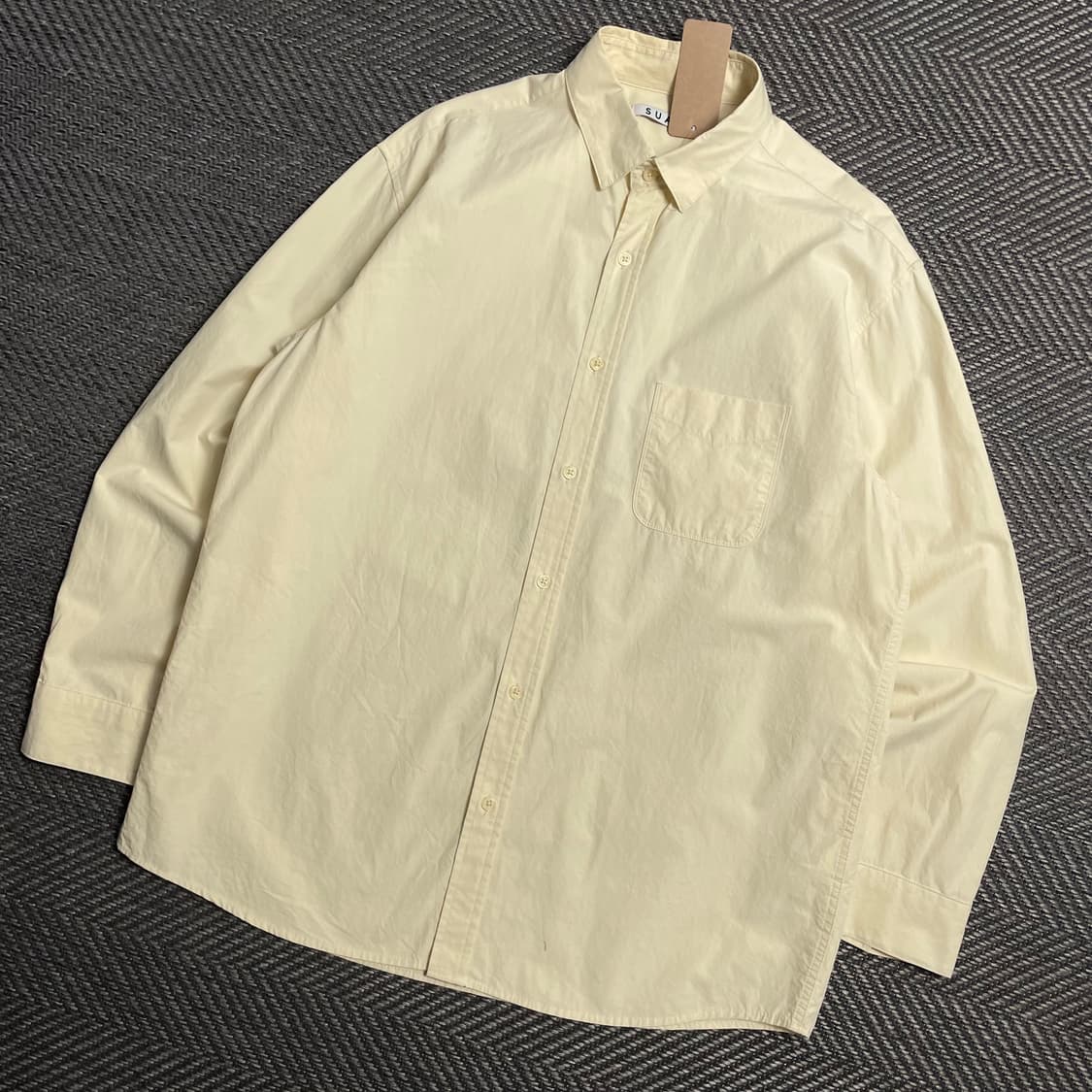 SUARE 수아레 미니멀 박시핏 코튼 셔츠y 5336 상품이미지1