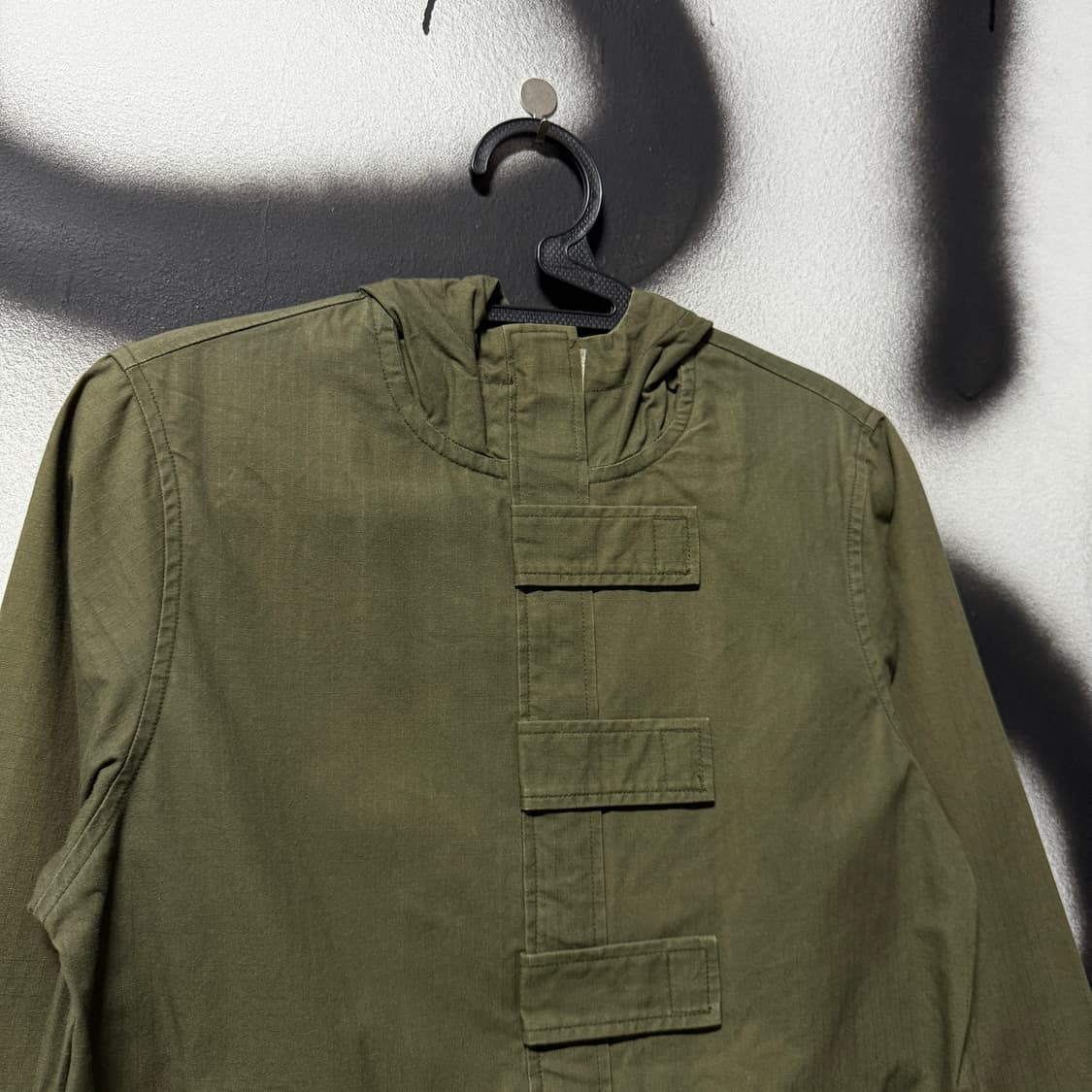 VTG 빈티지 벨크로 디테일 밀리터리 필드 후드 자켓 상품이미지3