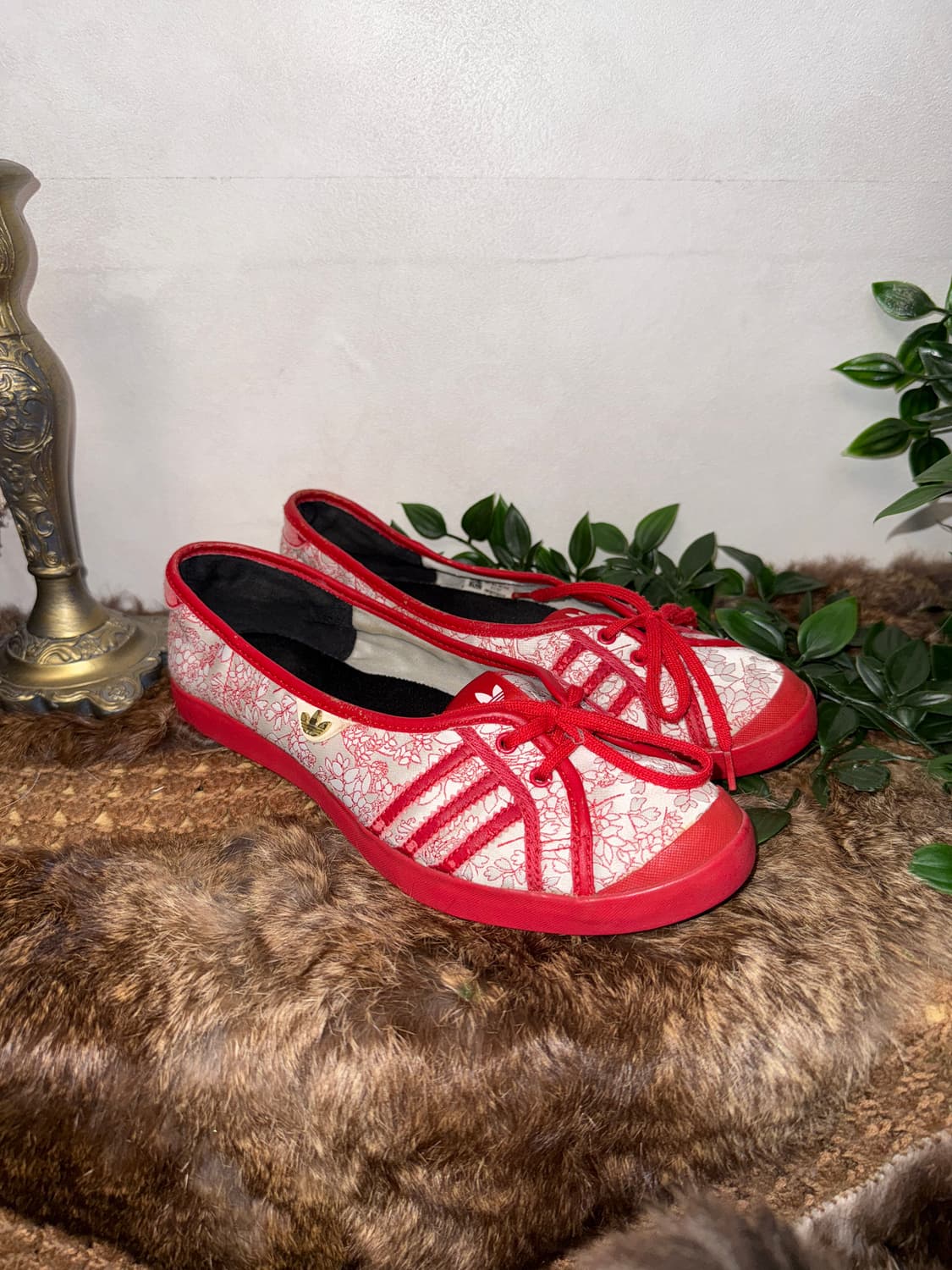 Adidas adria red oriental flat shoes  상품이미지4