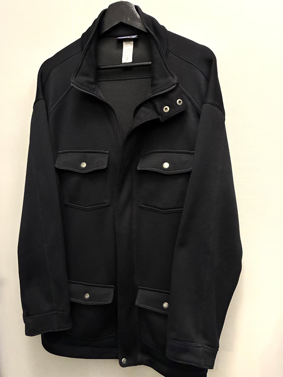 (XXL)파타고니아 유틸리티 6포켓 풀집업 필드자켓 블랙 상품이미지2