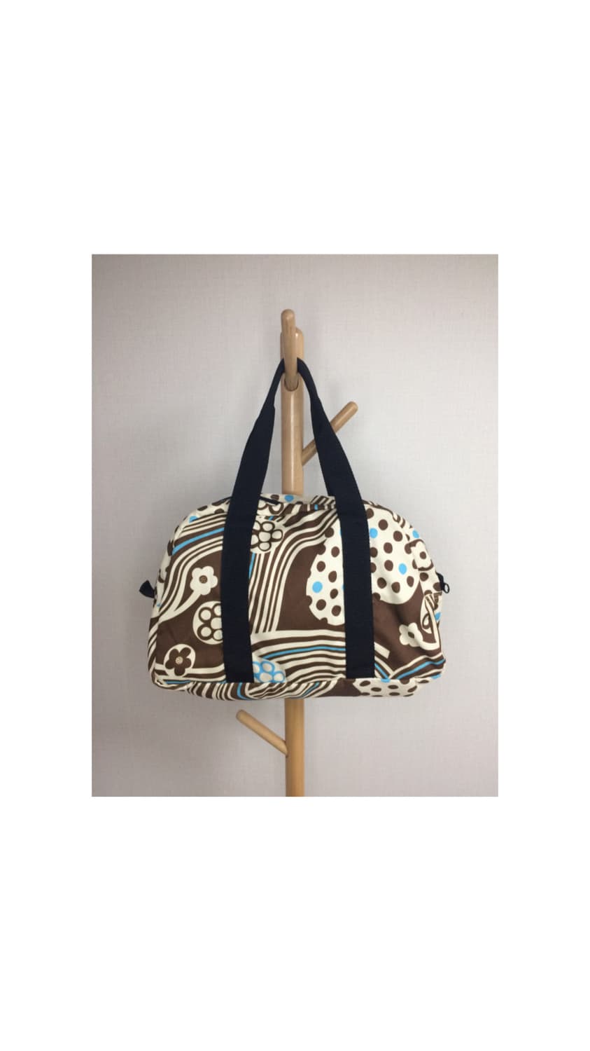 아웃도어 프로덕트 브라운 도트 플라워 보스턴백 상품이미지5