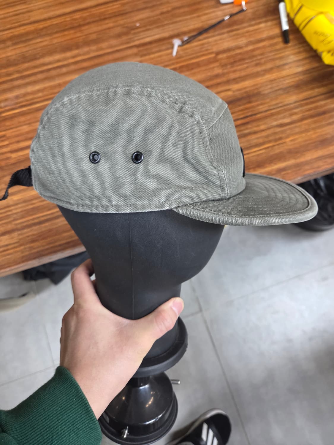 뉴에라 빈티지 모스 캔버스 캠프캡 모자 프리  상품이미지2