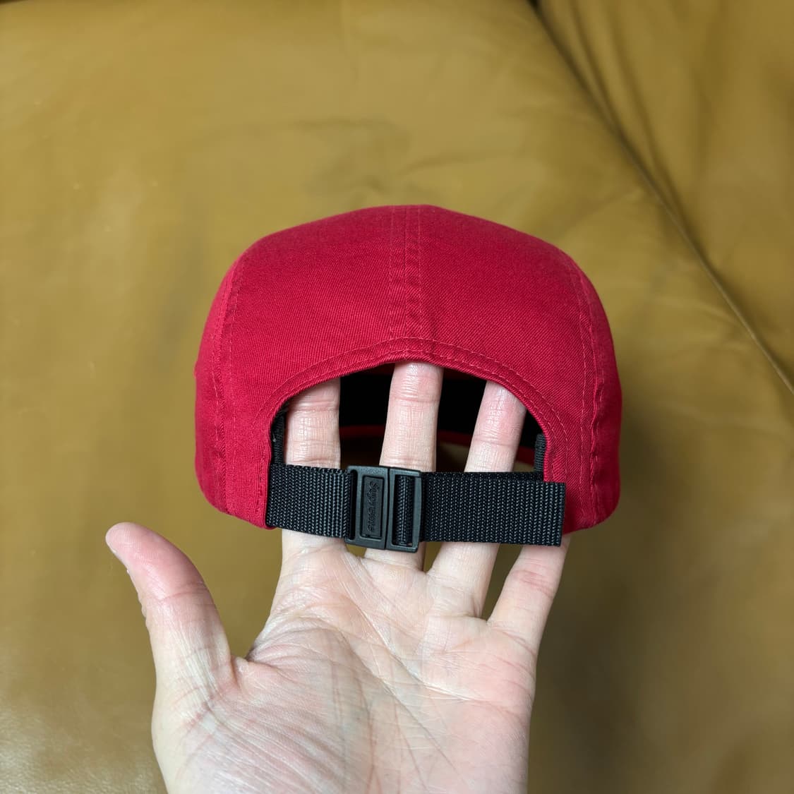 슈프림 캠프캡 모자 박스로고 24ss 워시드 레드 상품이미지8