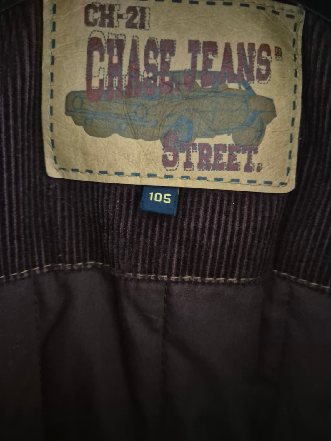 [105]CHASE JEANS 빈티지 코듀로이 누빔 자켓 Men 상품이미지4