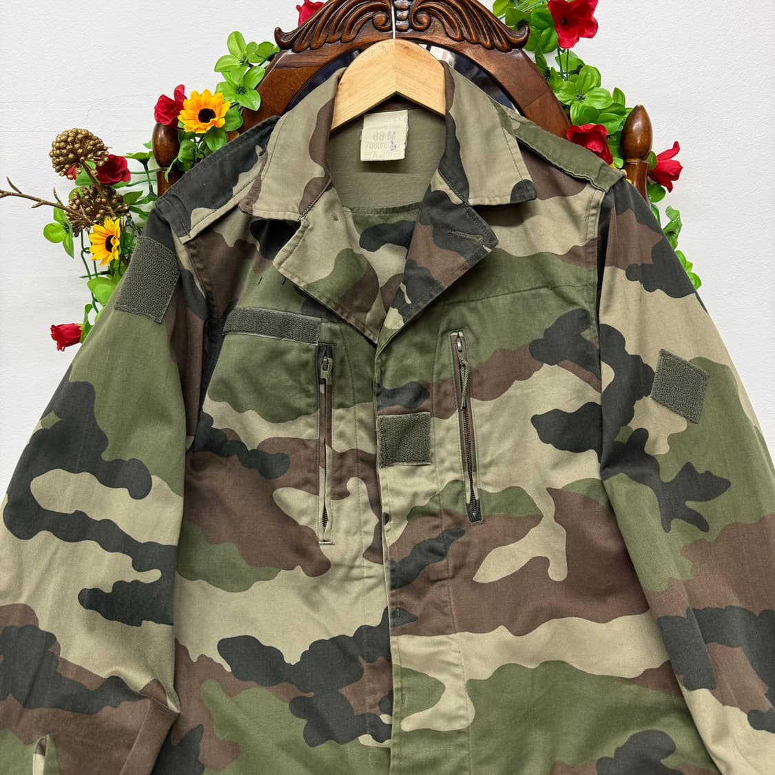 90s 빈티지 스페인 군 보스코소 필드 자켓 (S)   상품이미지2